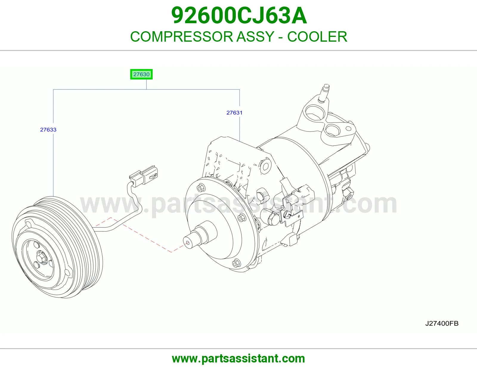 كمبروسر مكيف 92600CJ63A