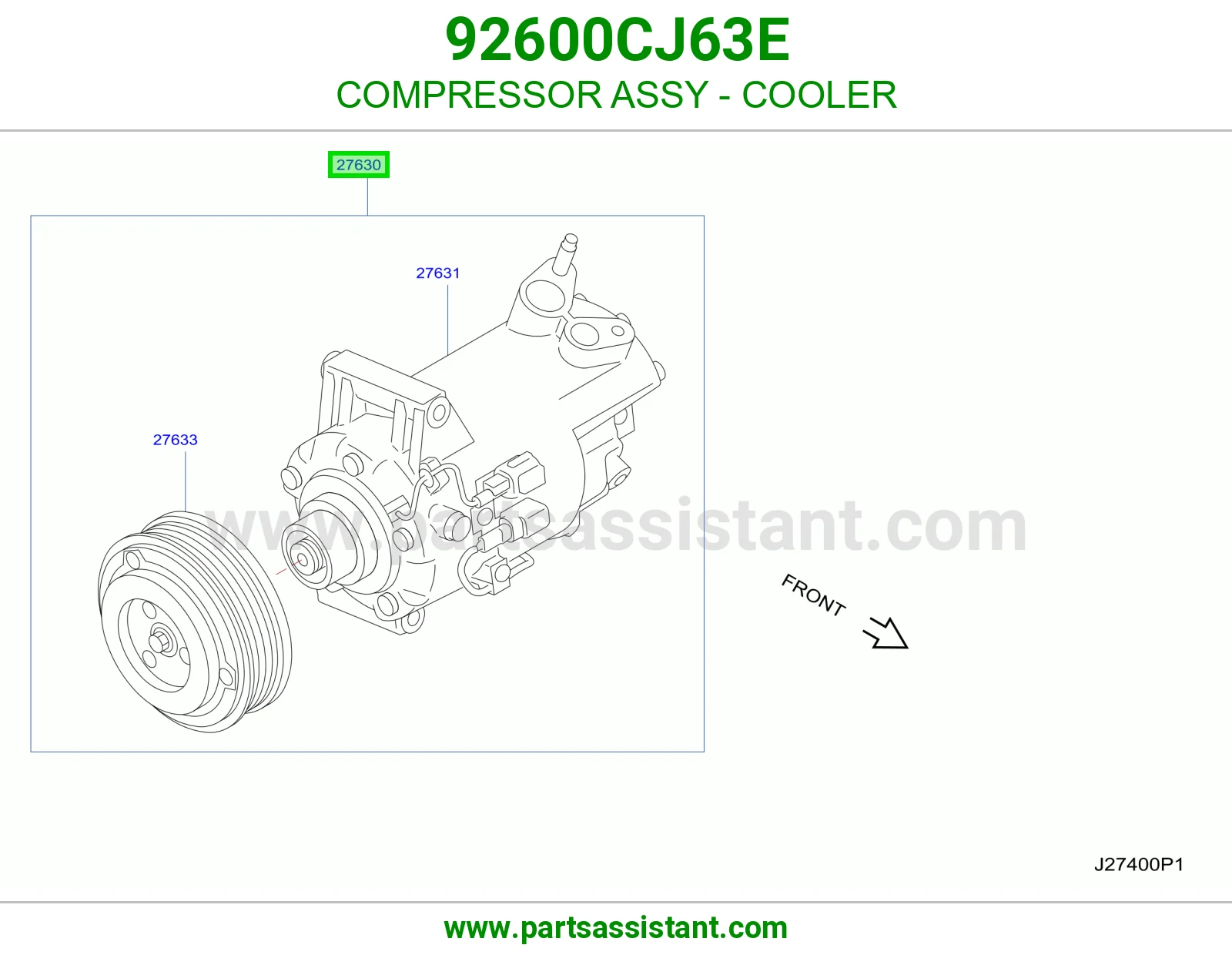 كمبروسر مكيف 92600CJ63E