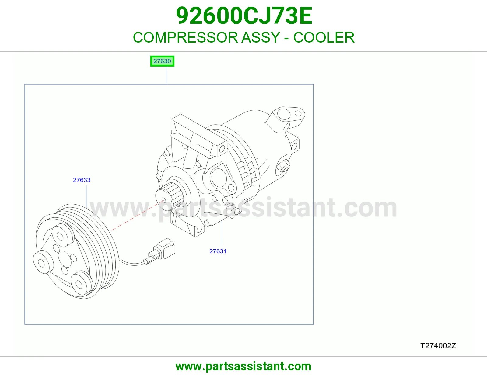 كمبروسر مكيف 92600CJ73E