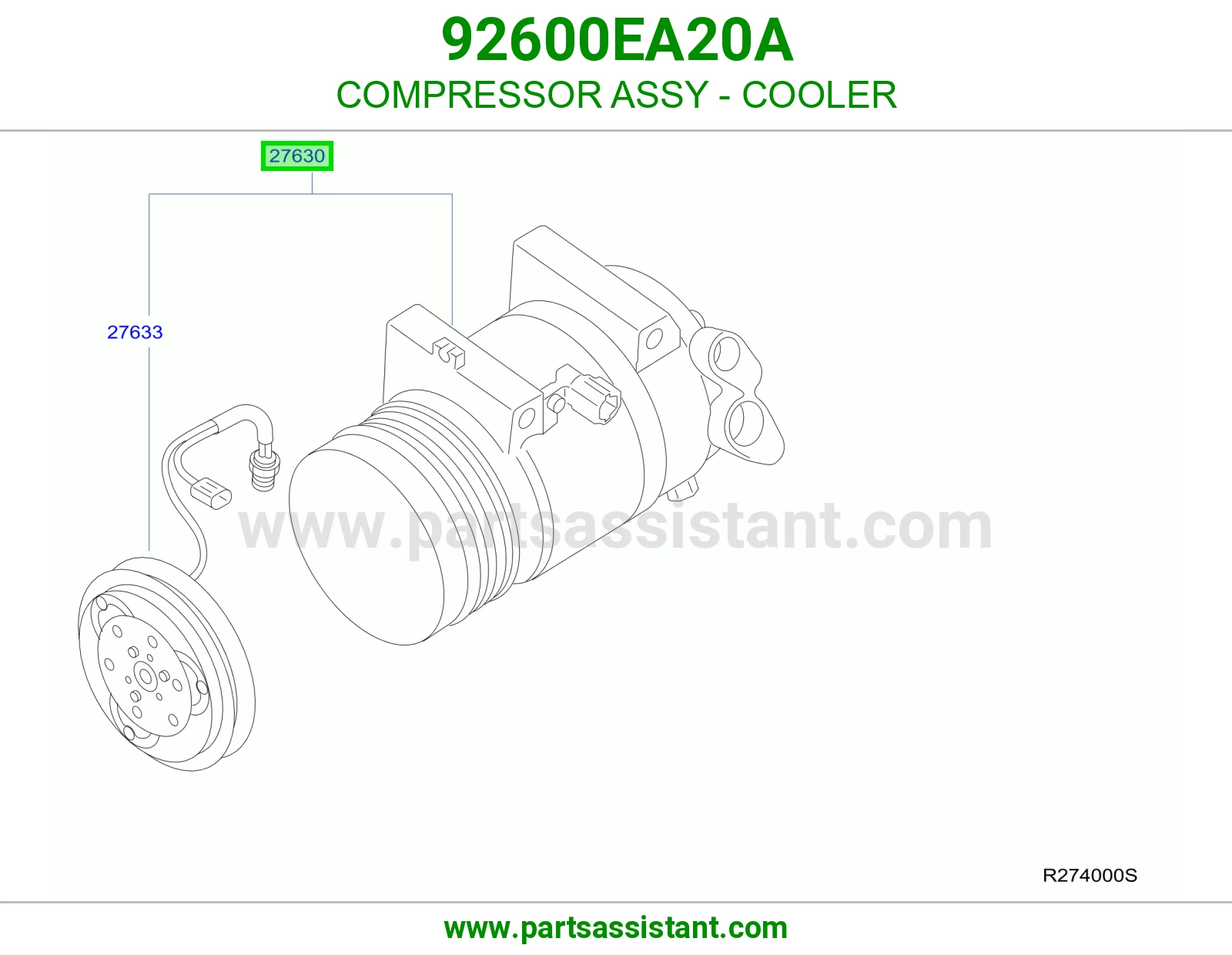 كمبروسر مكيف 92600EA20A