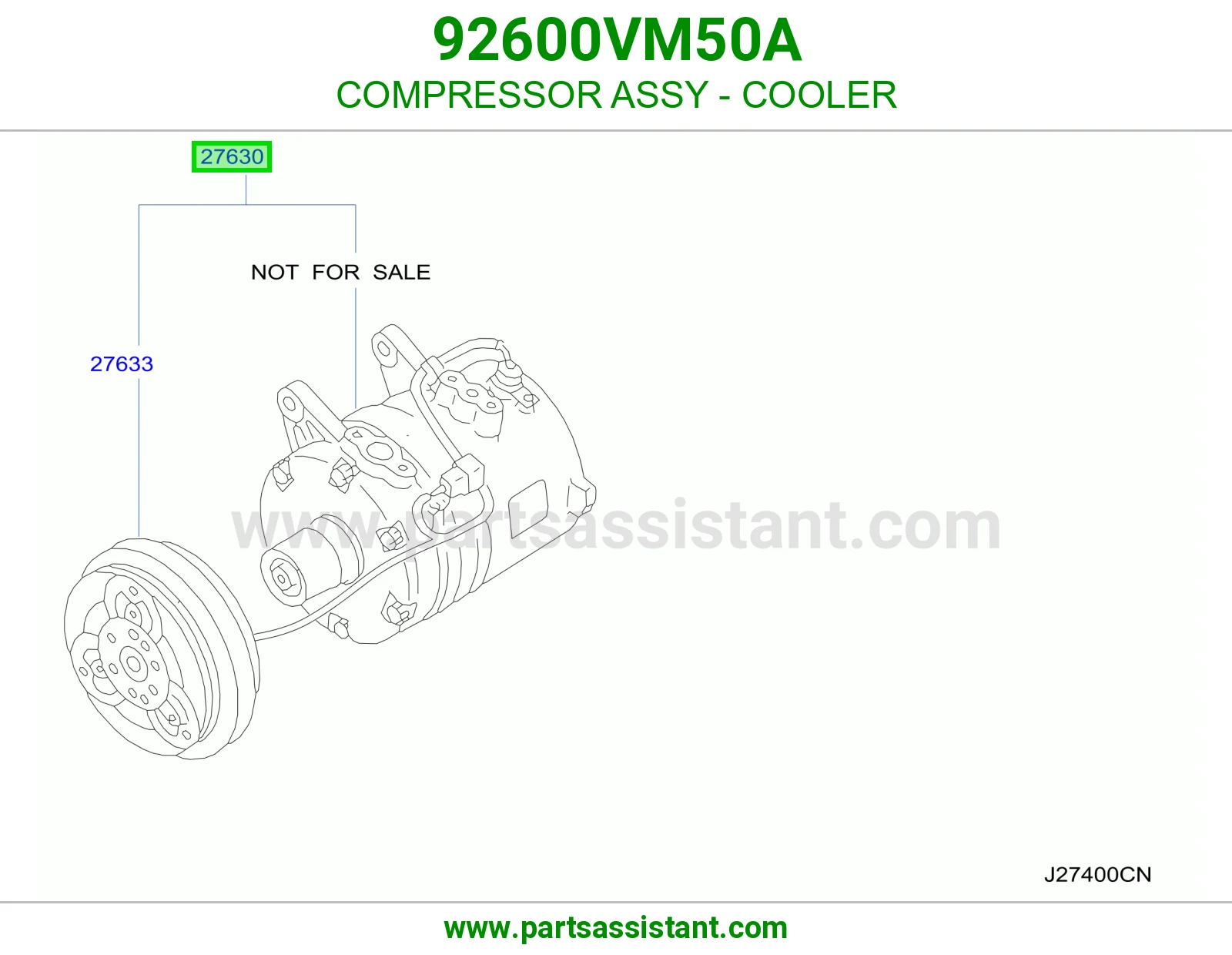 كمبروسر مكيف 92600VM50A