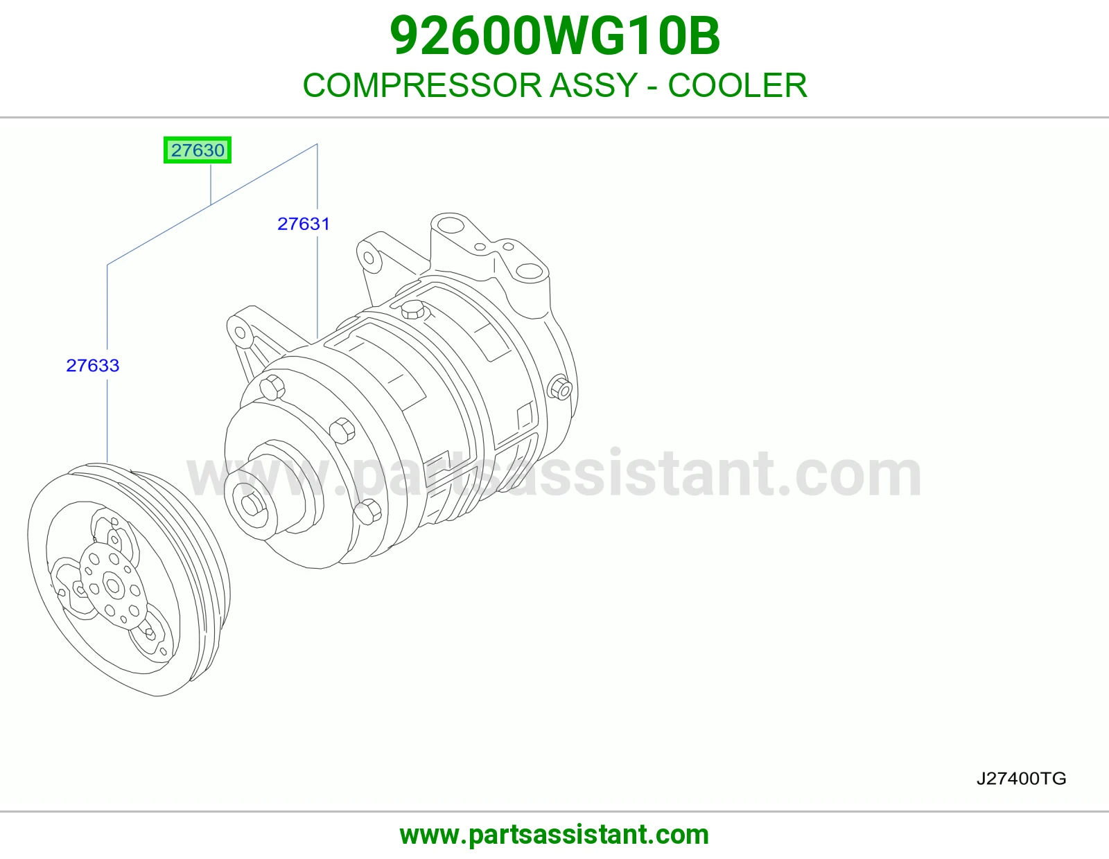 كمبروسر مكيف 92600WG10B