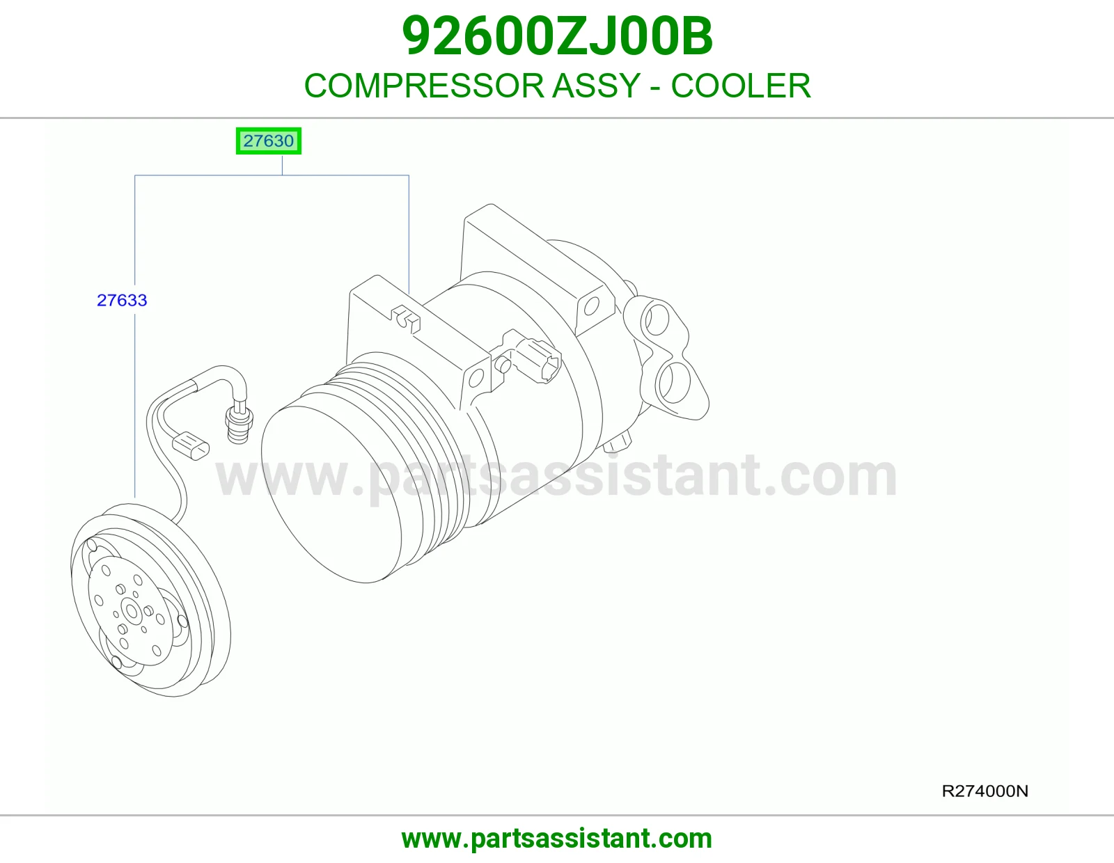 كمبروسر مكيف 92600ZJ00B