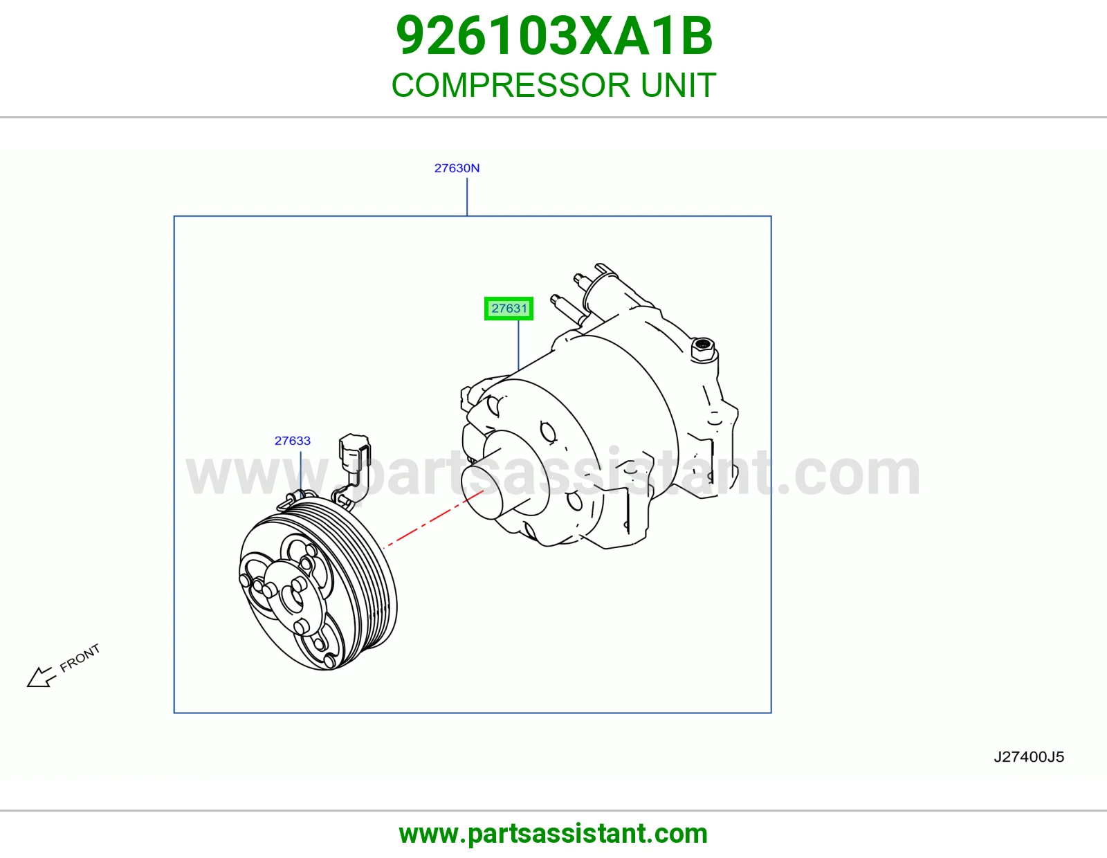 COMPRESSOR UNIT 926103XA1B