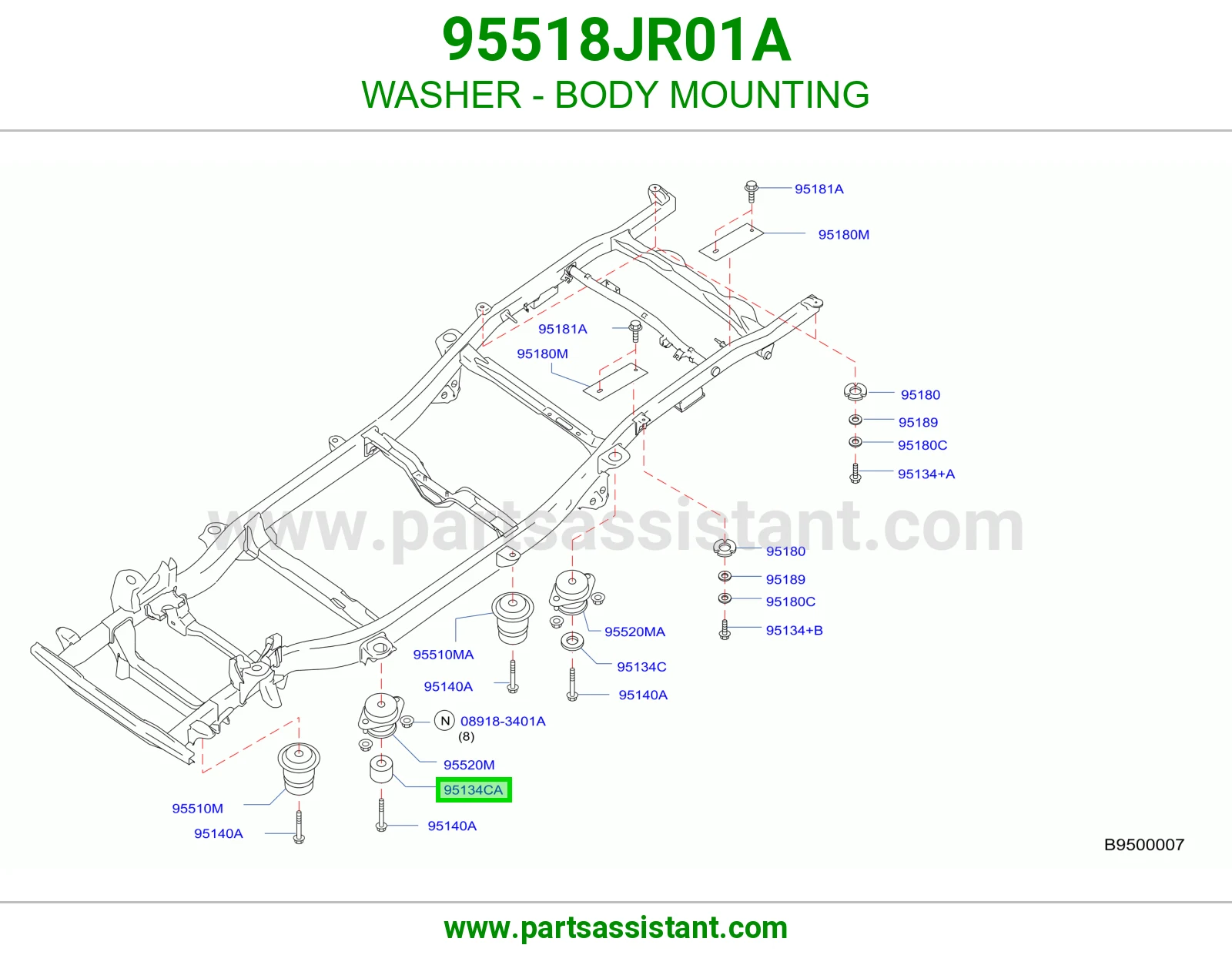 وردة كرسي بودي 95518JR01A