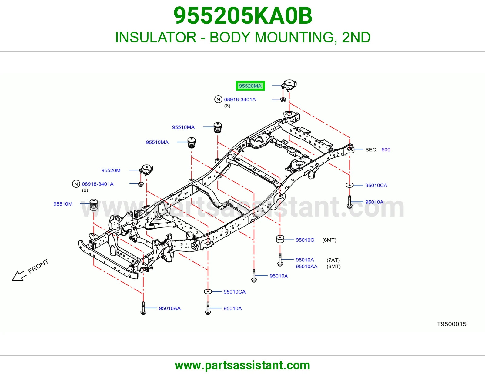 ربل كرسي بدي 955205KA0B