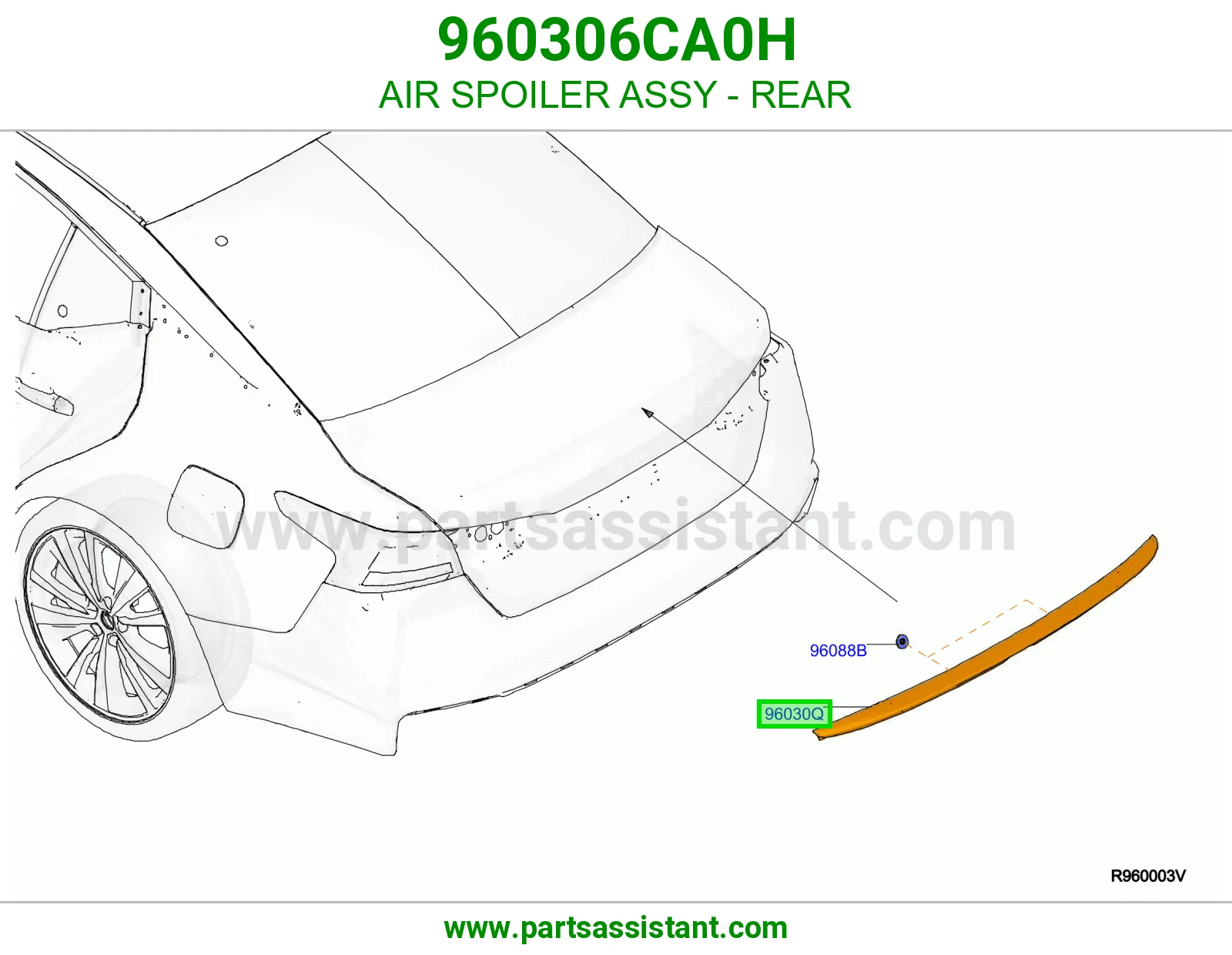 جناح شنطه خلفي 960306CA0H