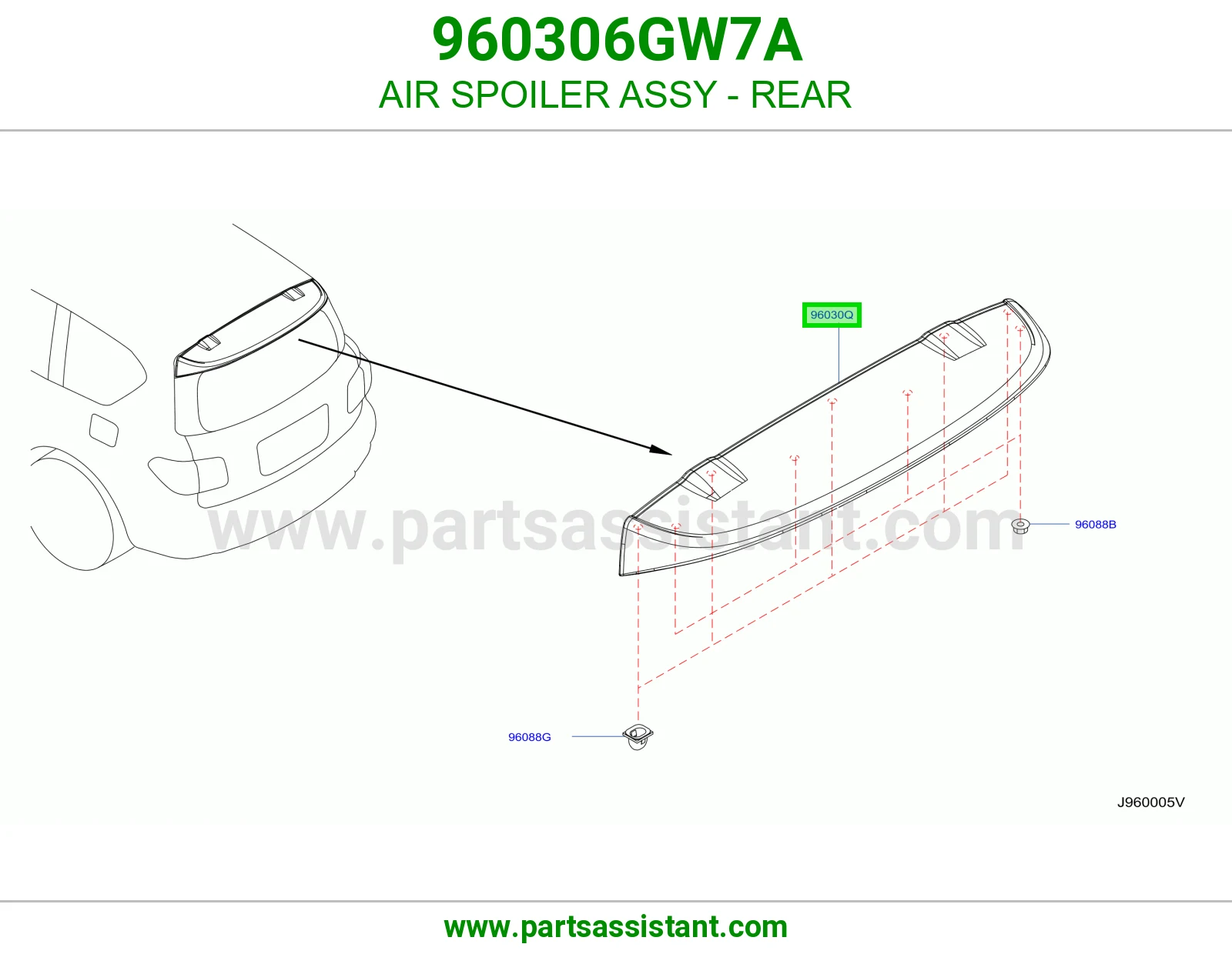 جناح شنطه خلفي 960306GW7A