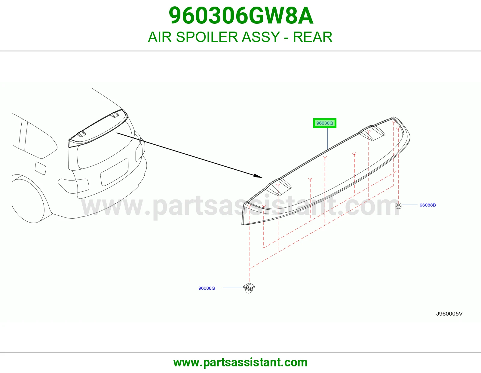 جناح شنطه خلفي 960306GW8A