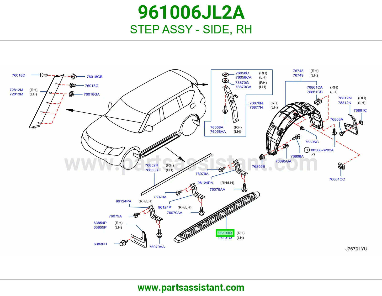 صاجه صدام خلفي يمين 961006JL2A