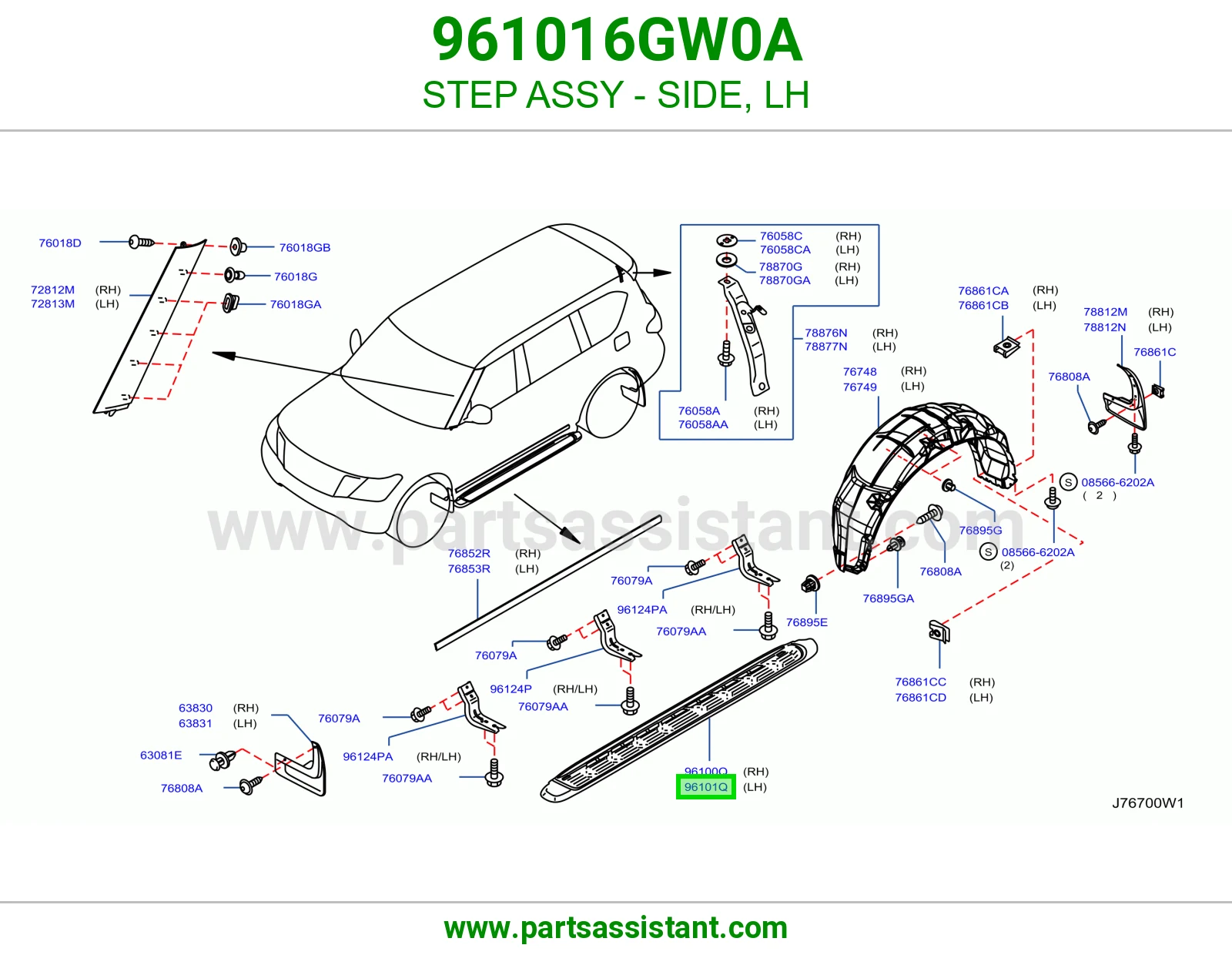 صاجه صدام خلفي يسار 961016GW0A