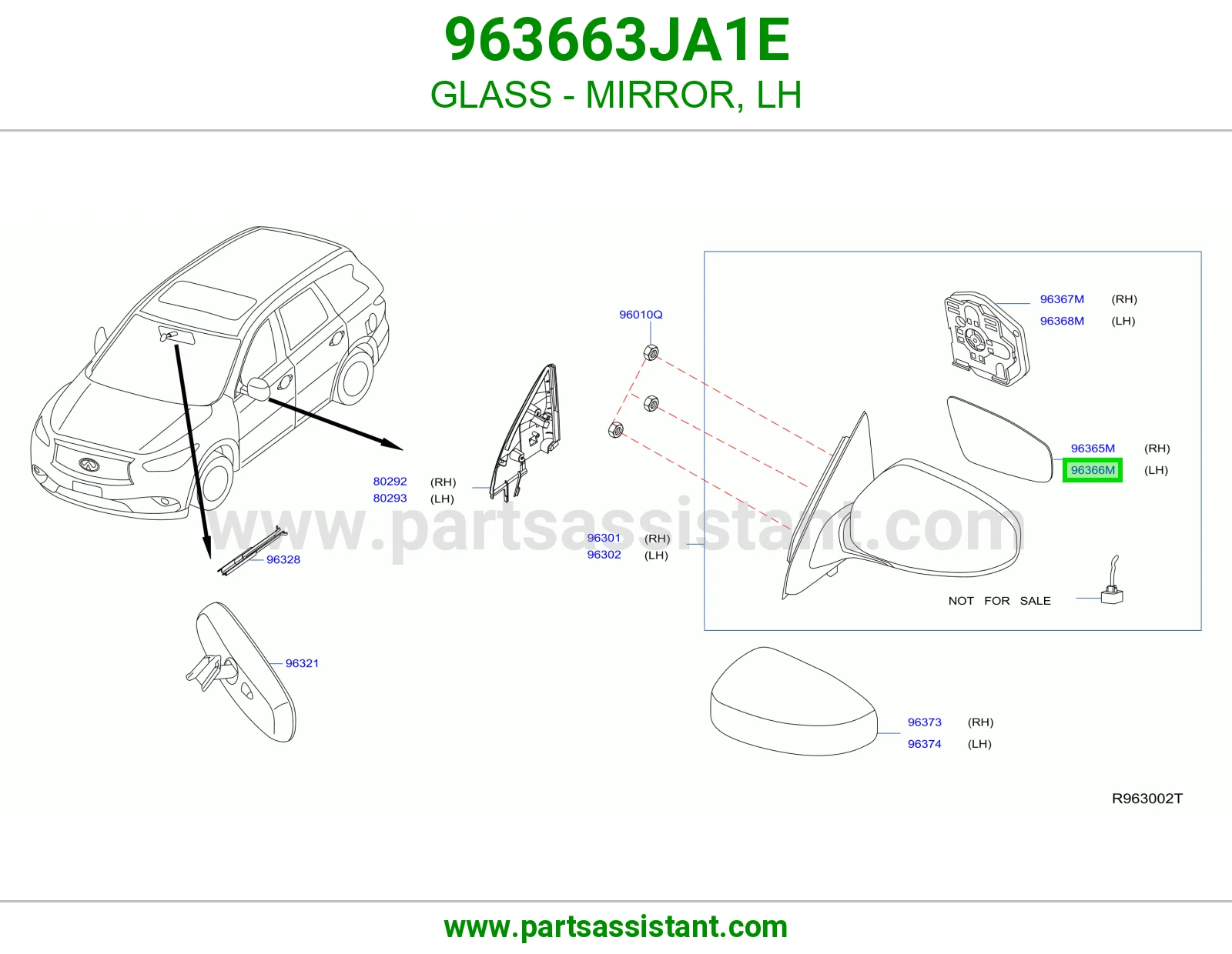 قزاز مرايه امامي يسار 963663JA1E