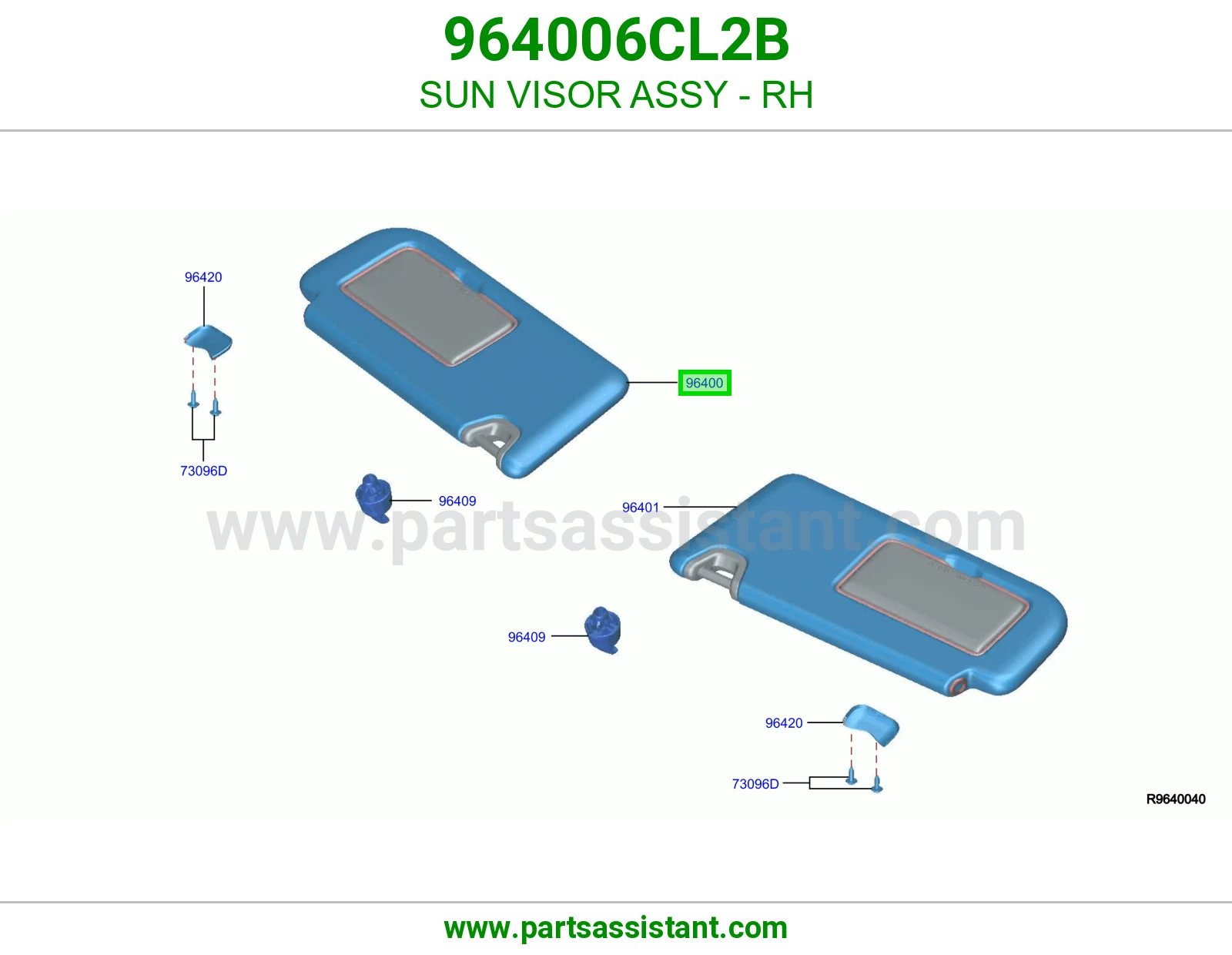 شماسه امامي يمين 964006CL2B