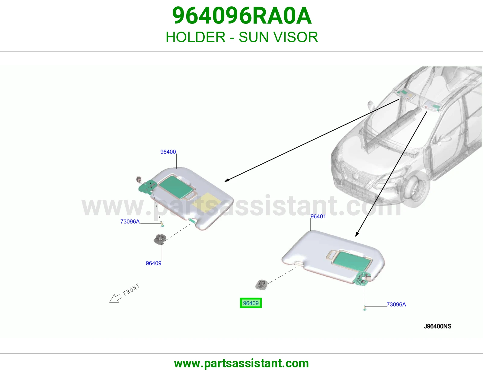 قاعده شماسه 964096RA0A