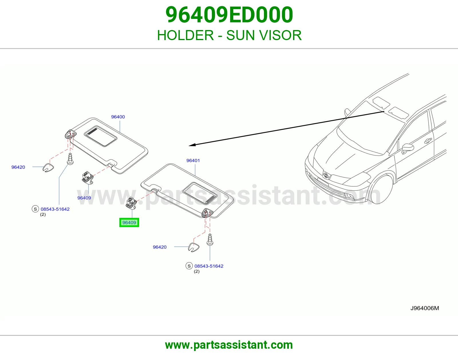 قاعده شماسه 96409ED000