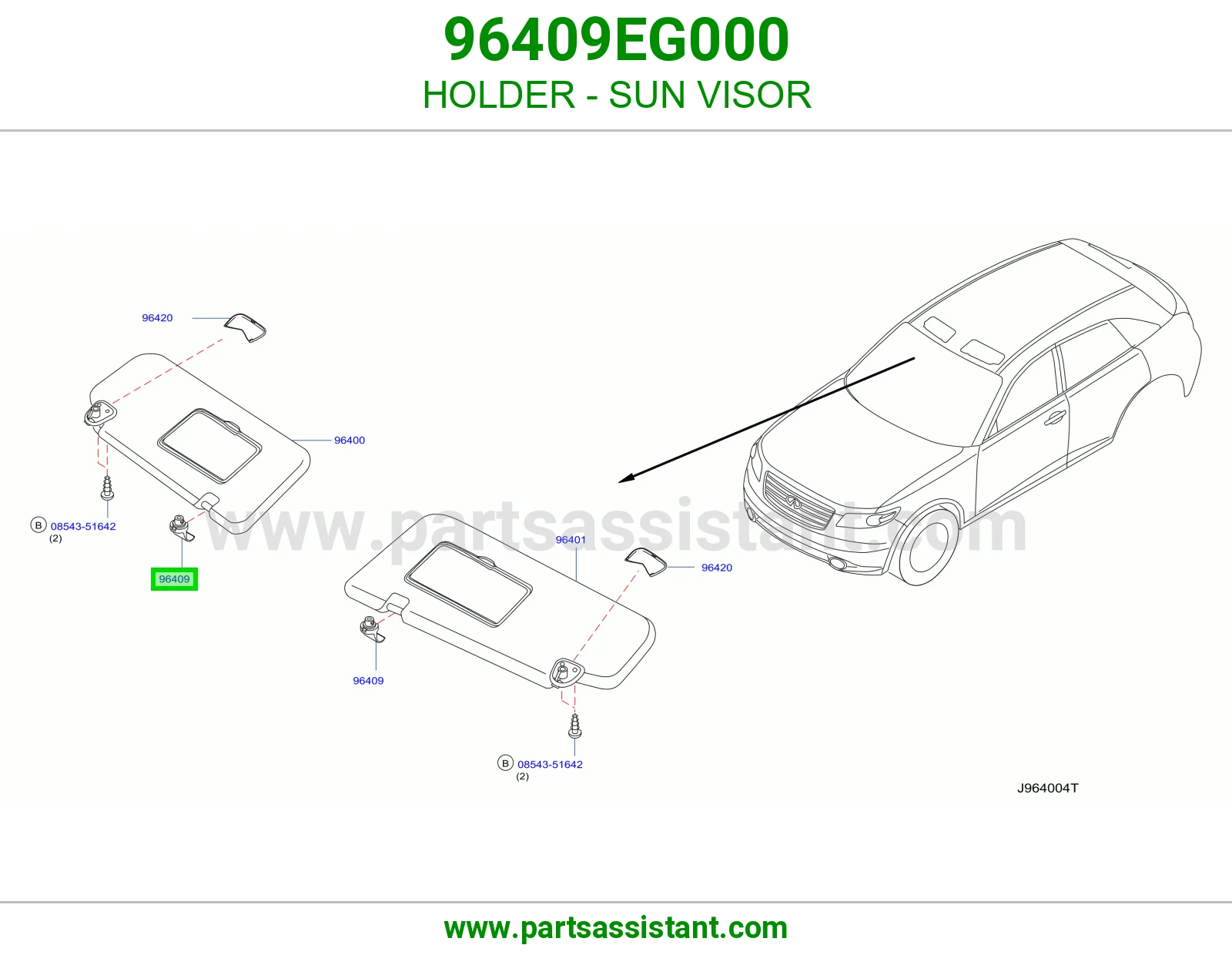قاعده شماسه 96409EG000