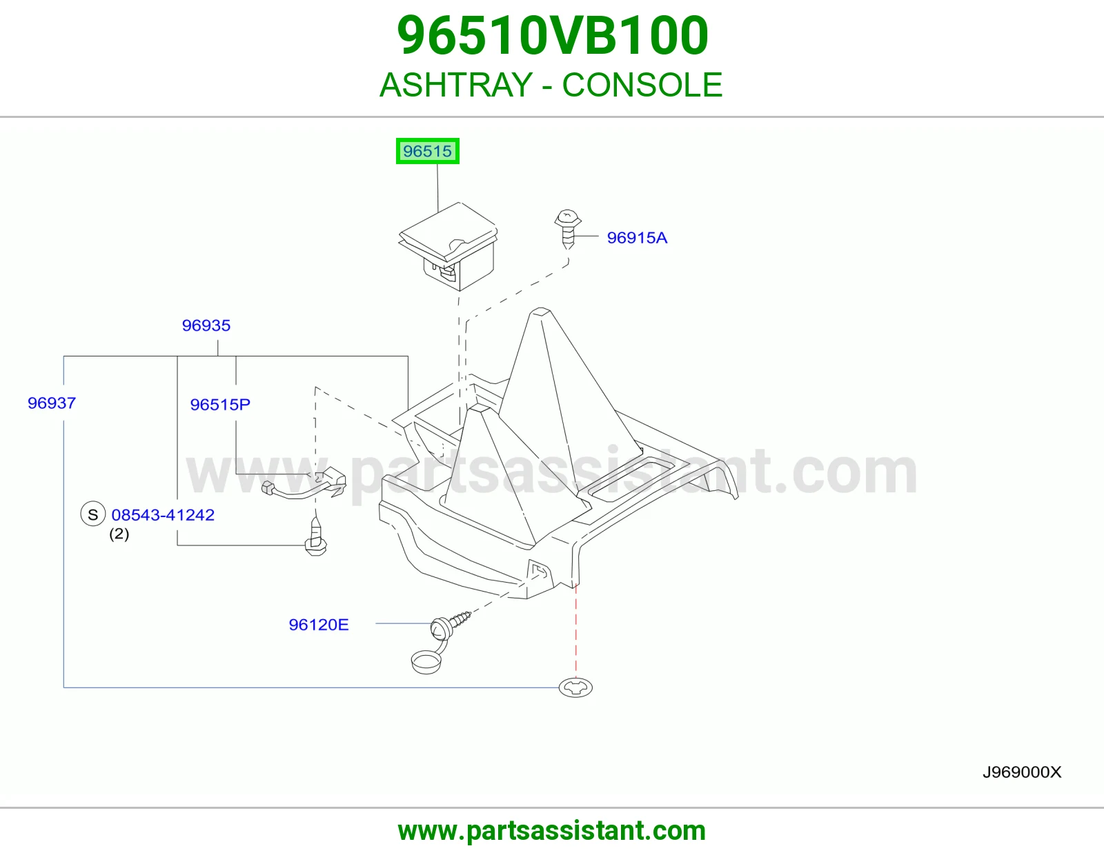 طفاية سجاير كونسول 96510VB100