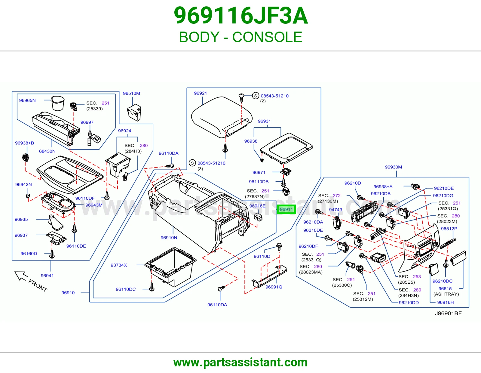 جرم كونسول 969116JF3A