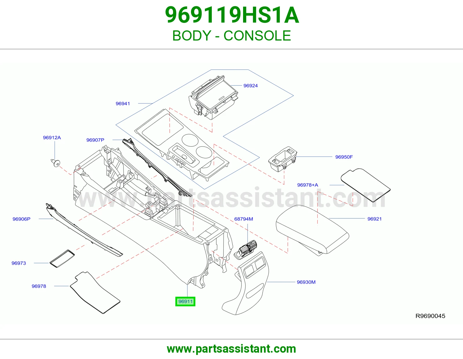 جرم كونسول 969119HS1A