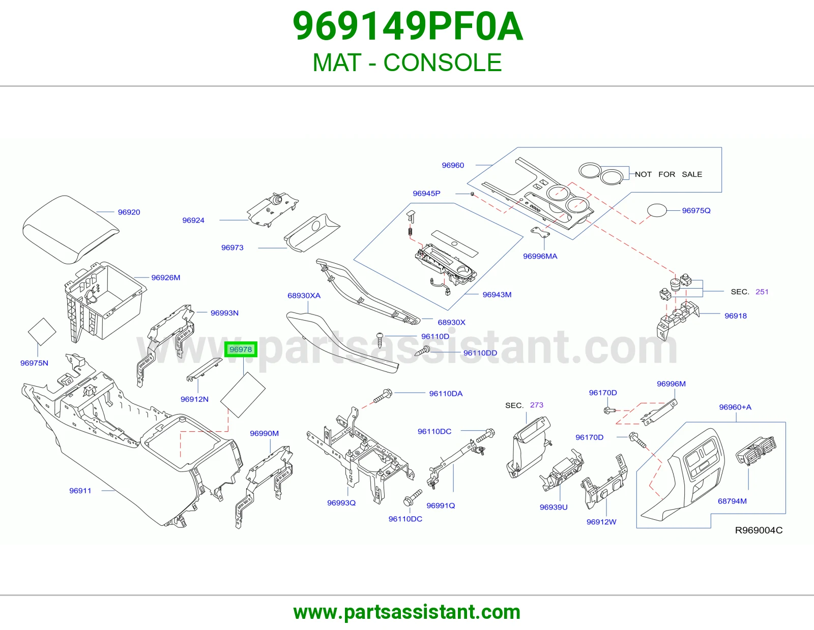فرشة كونسول 969149PF0A
