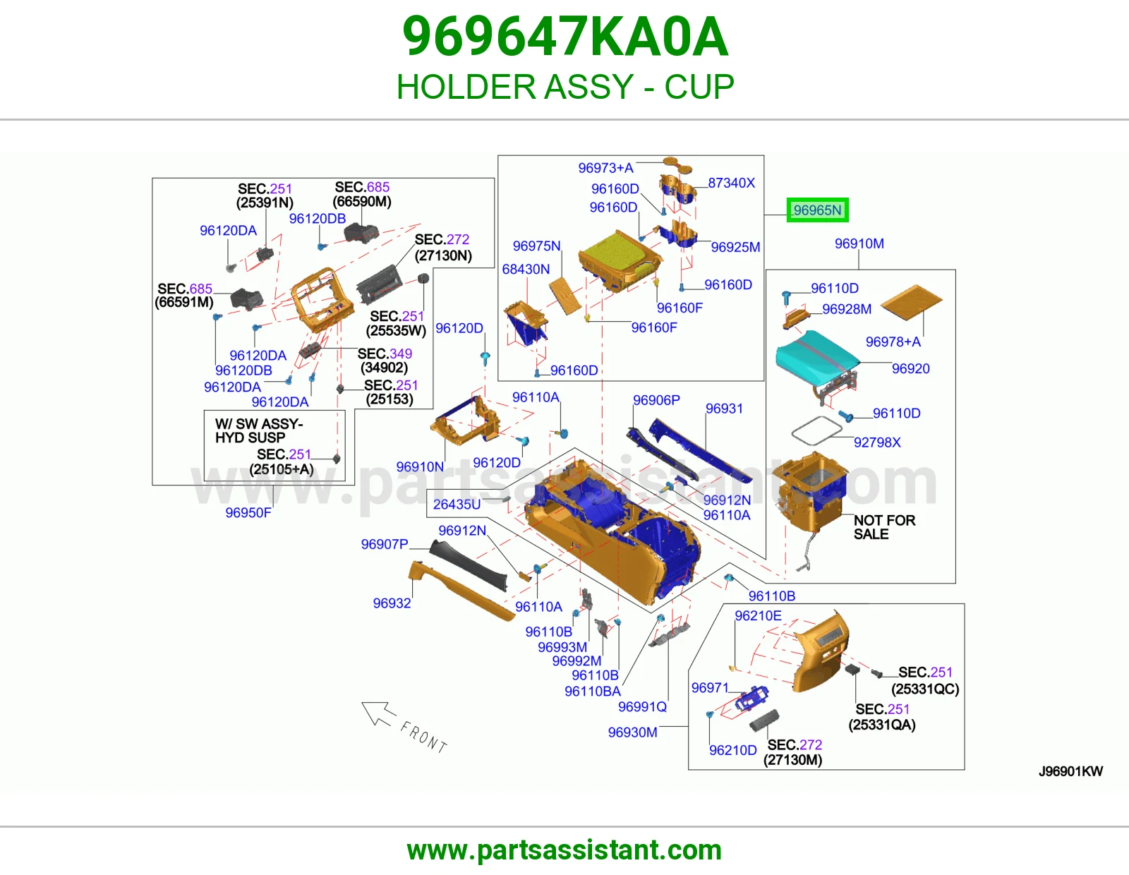 غطا درج 969647KA0A