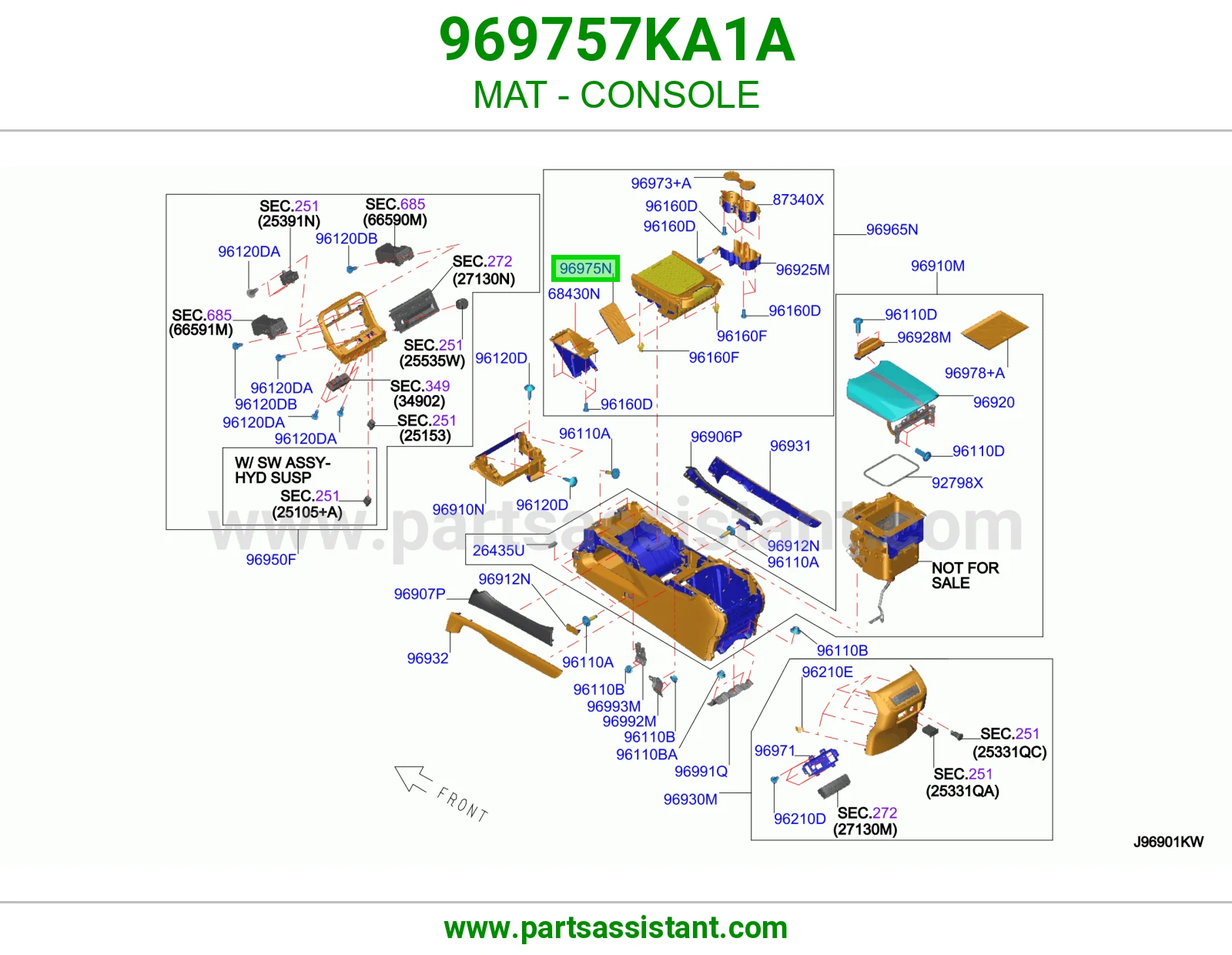 فرشة كونسول 969757KA1A
