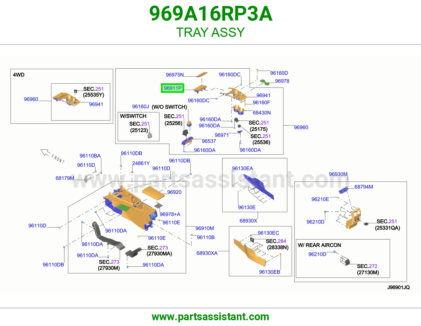 صينية كاملة 969A16RP3A