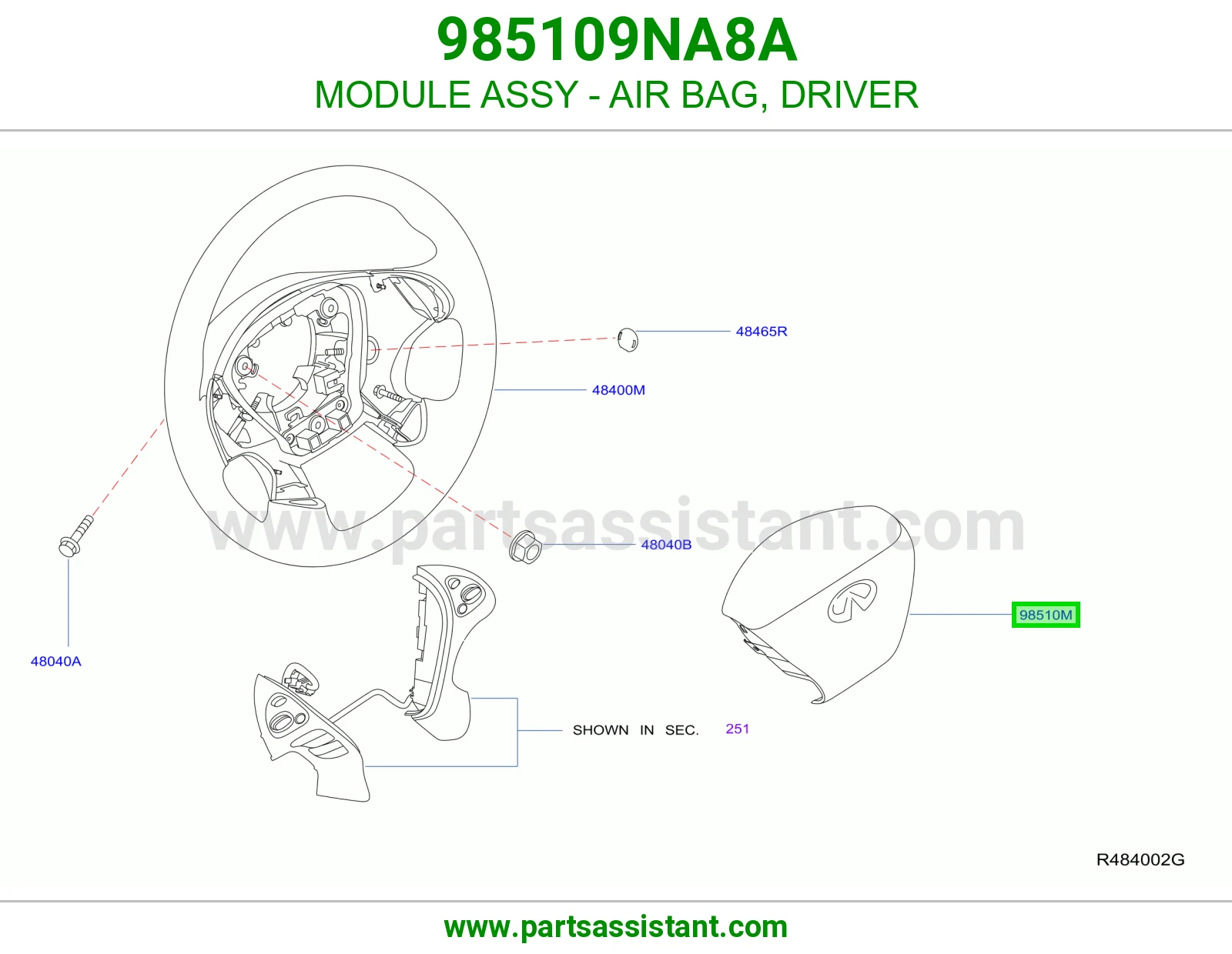 ارباق دركسون 985109NA8A