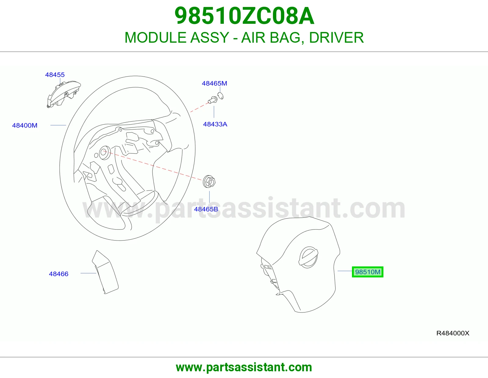 ارباق دركسون 98510ZC08A