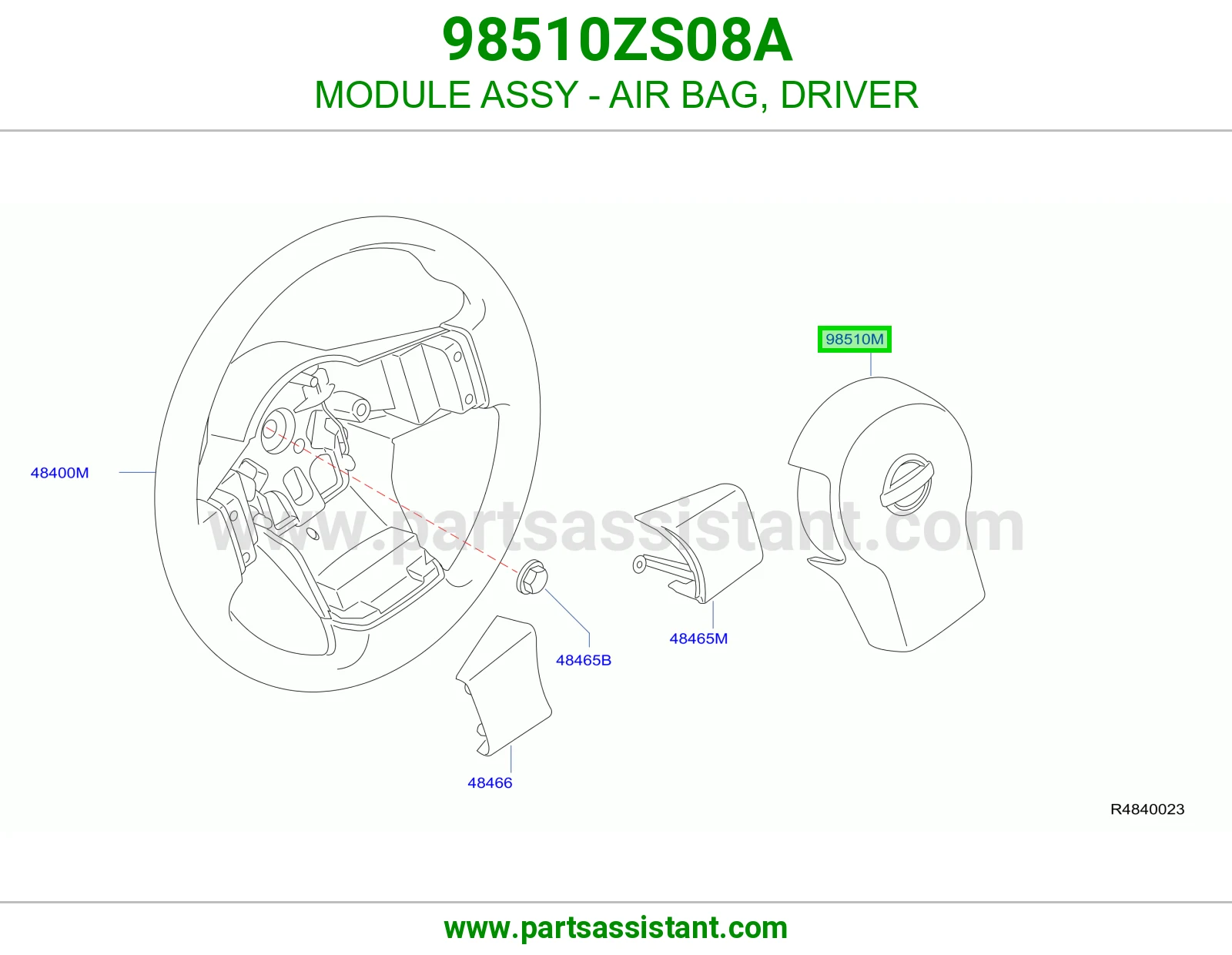 ارباق دركسون 98510ZS08A