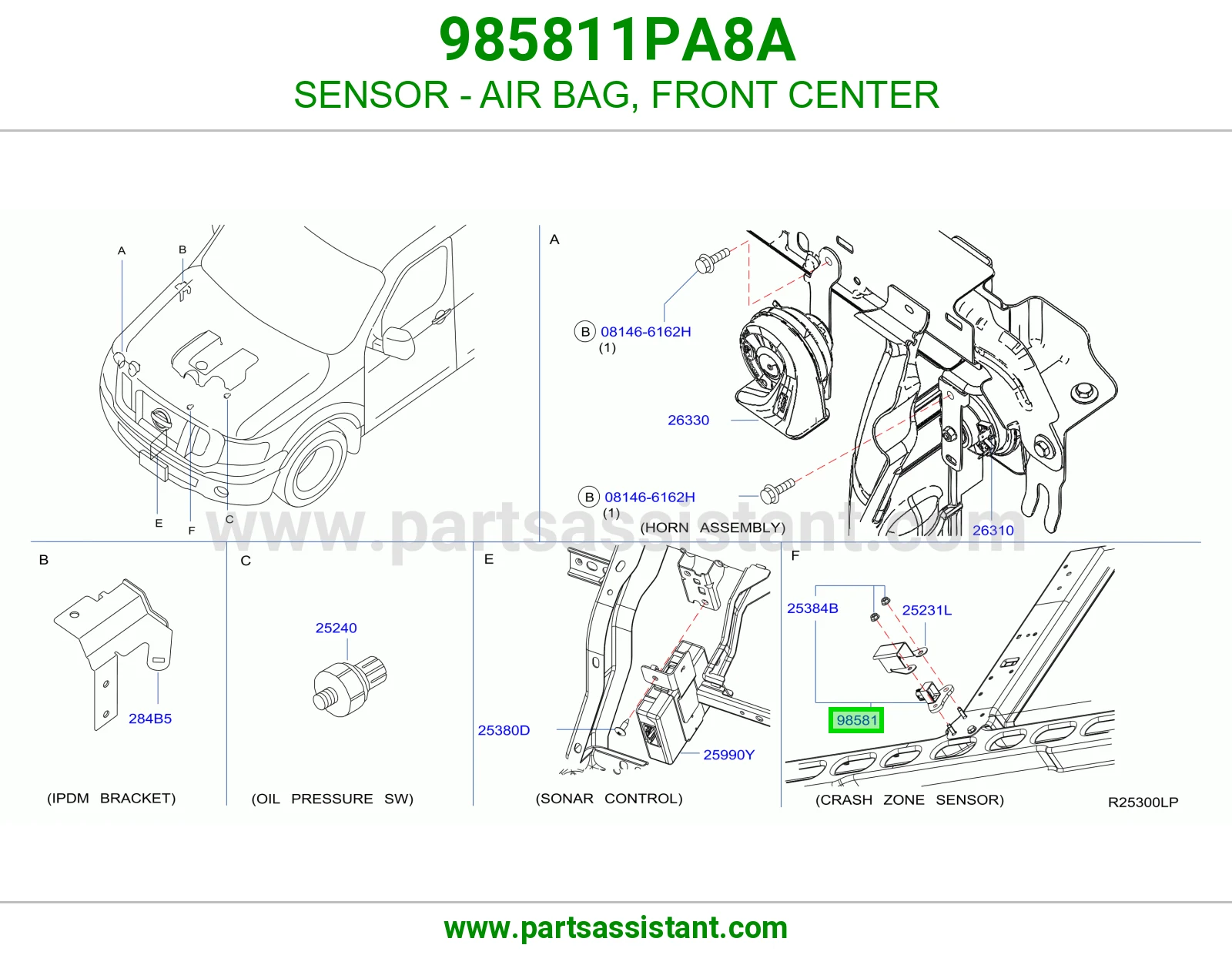 حساس ارباق امامي بالنص 985811PA8A