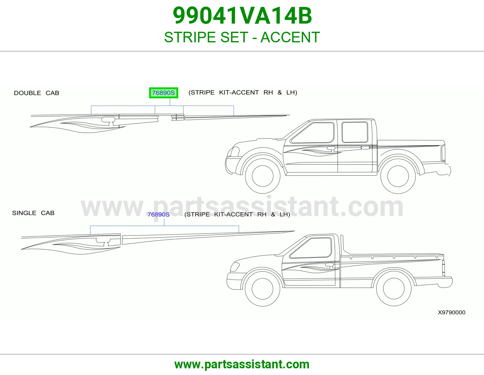 طقم خطوط زينة 99041VA14B