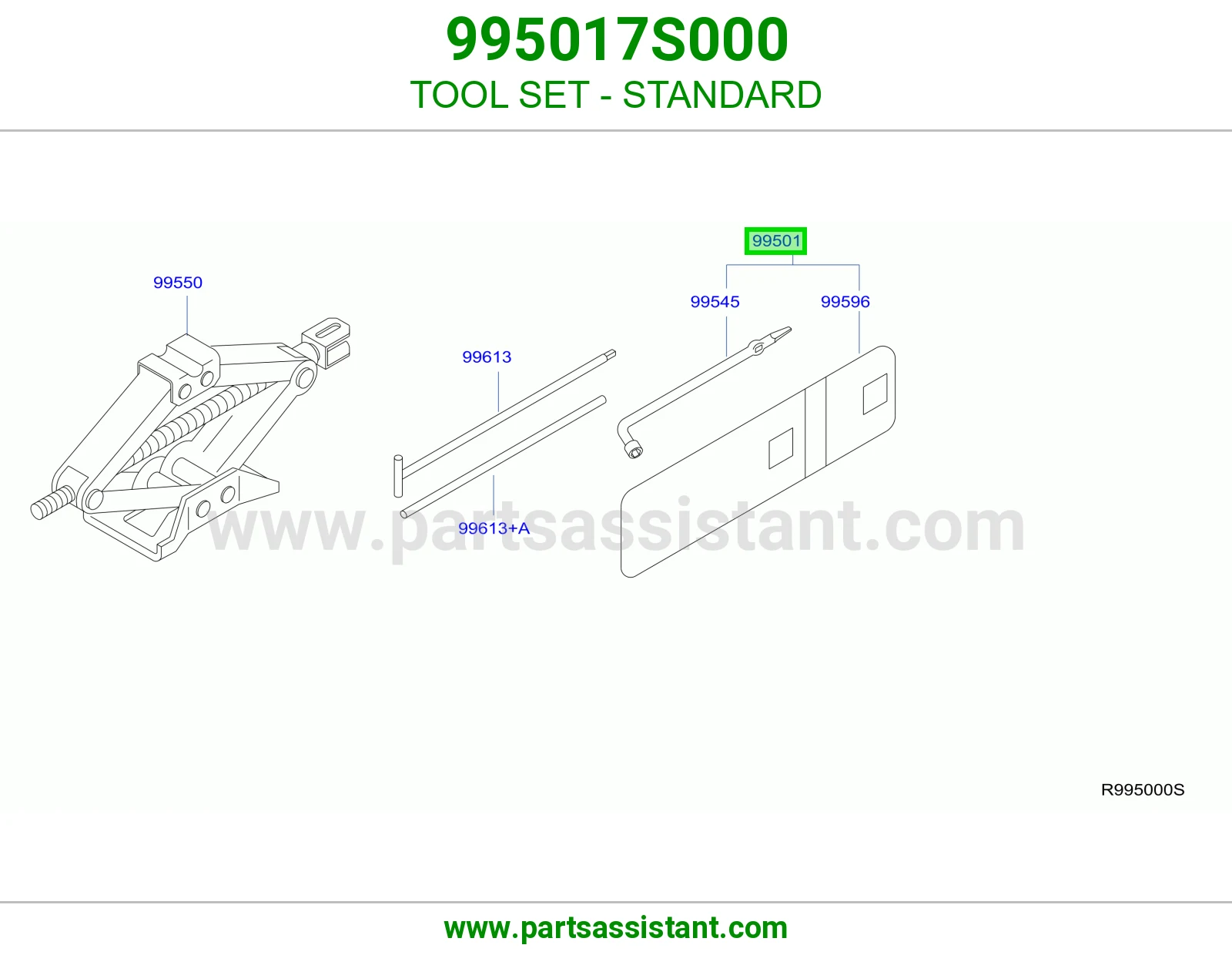 طقم عدة عادي 995017S000