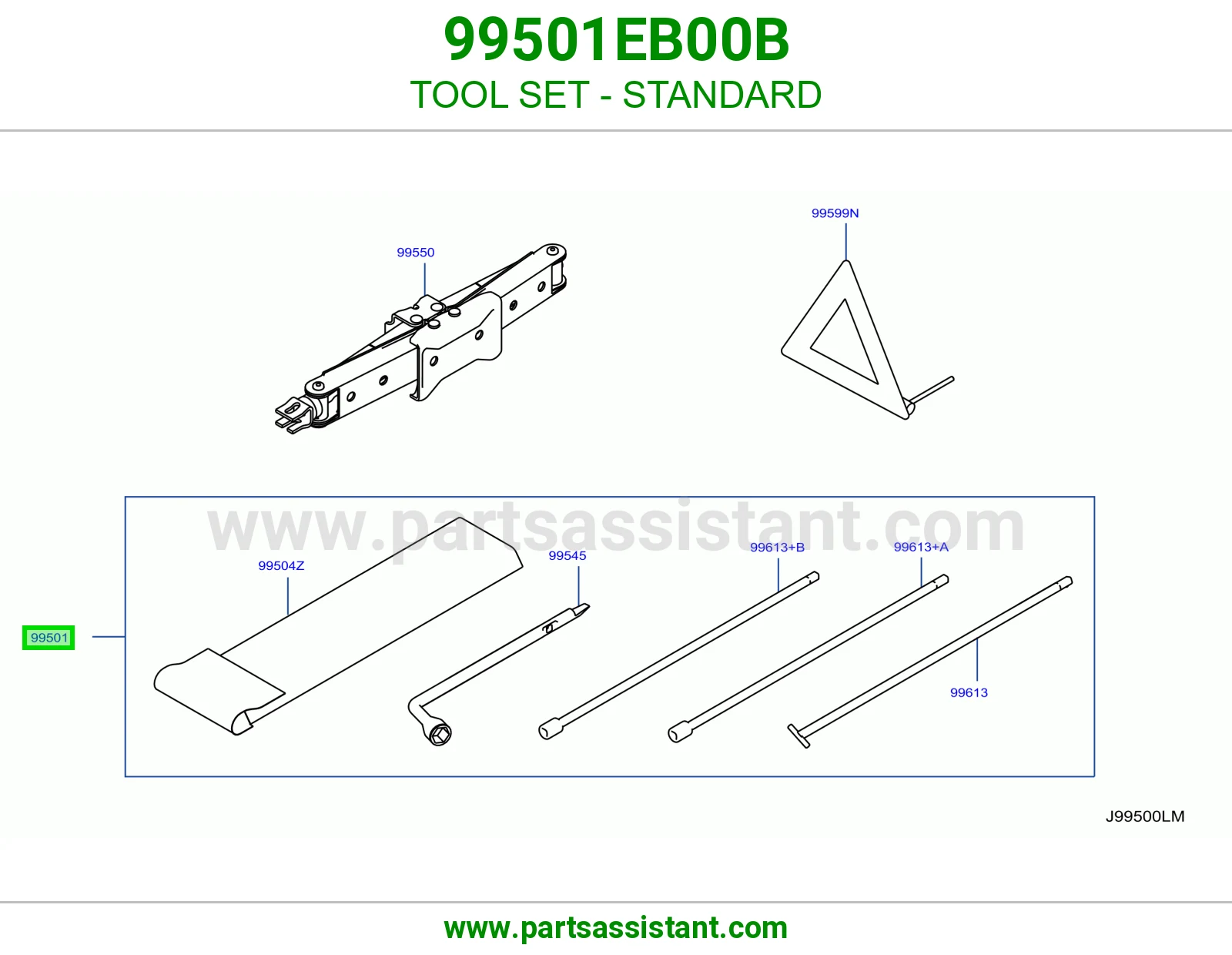 طقم عدة عادي 99501EB00B