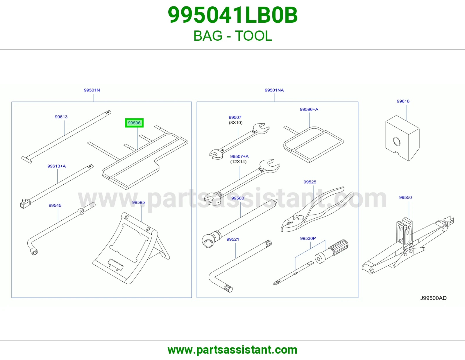 كيس عدة 995041LB0B