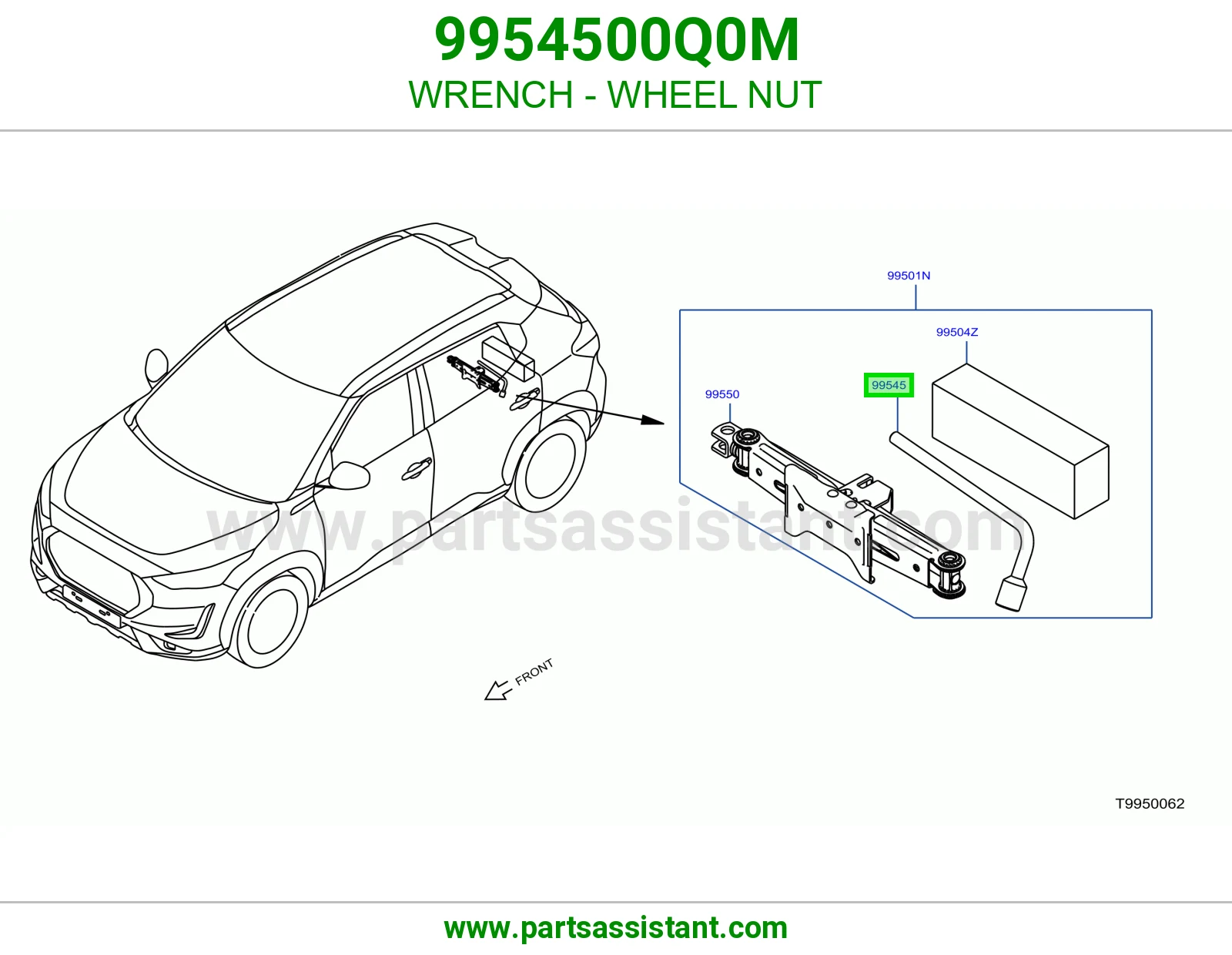 مفتاح عدة صامولة كفر 9954500Q0M