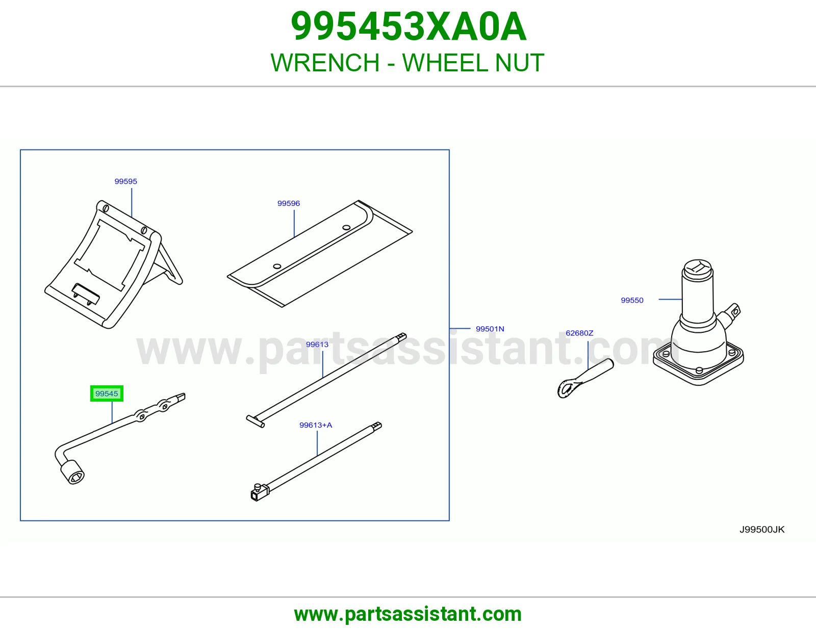 مفتاح عدة صامولة كفر 995453XA0A