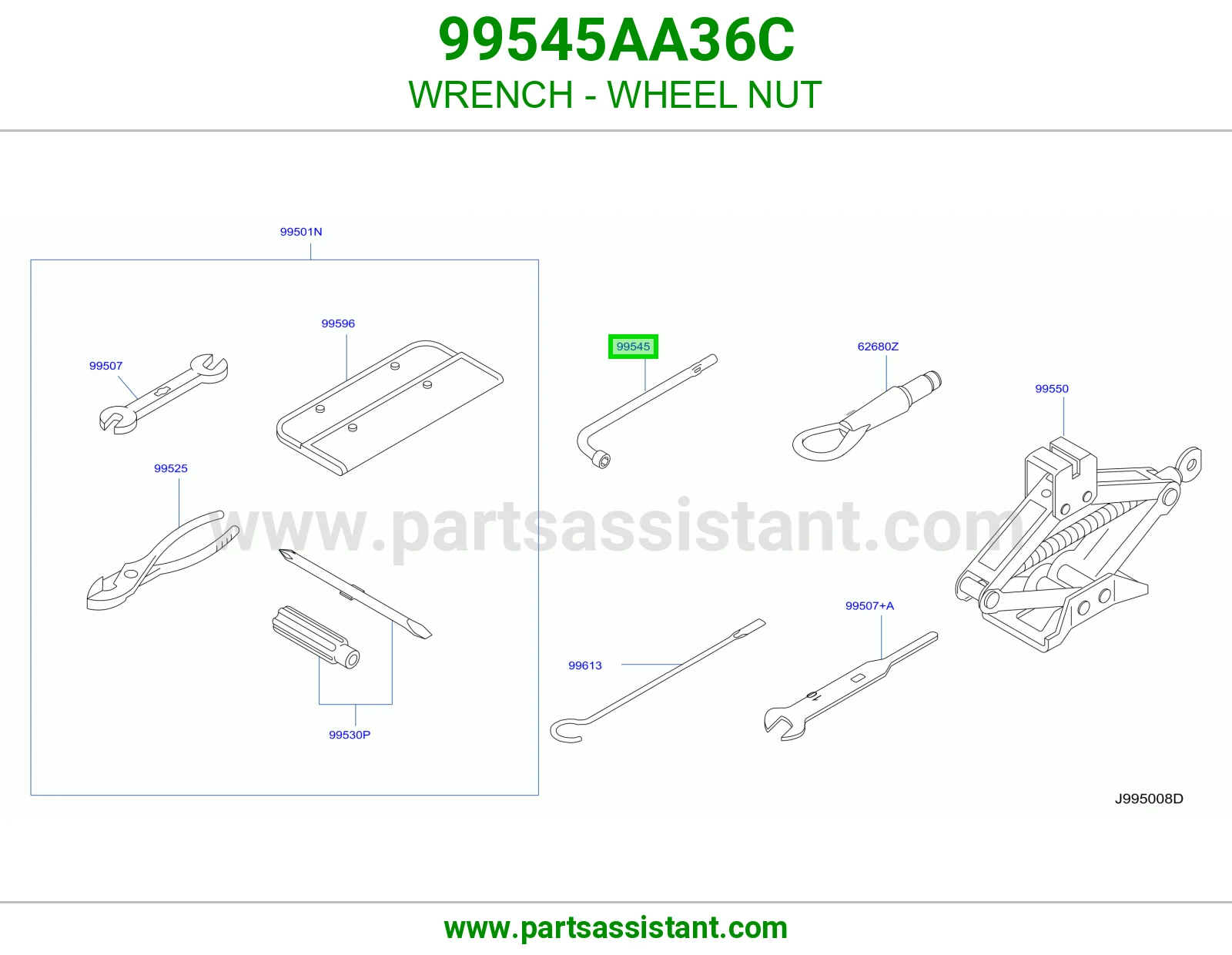 مفتاح عدة صامولة كفر 99545AA36C