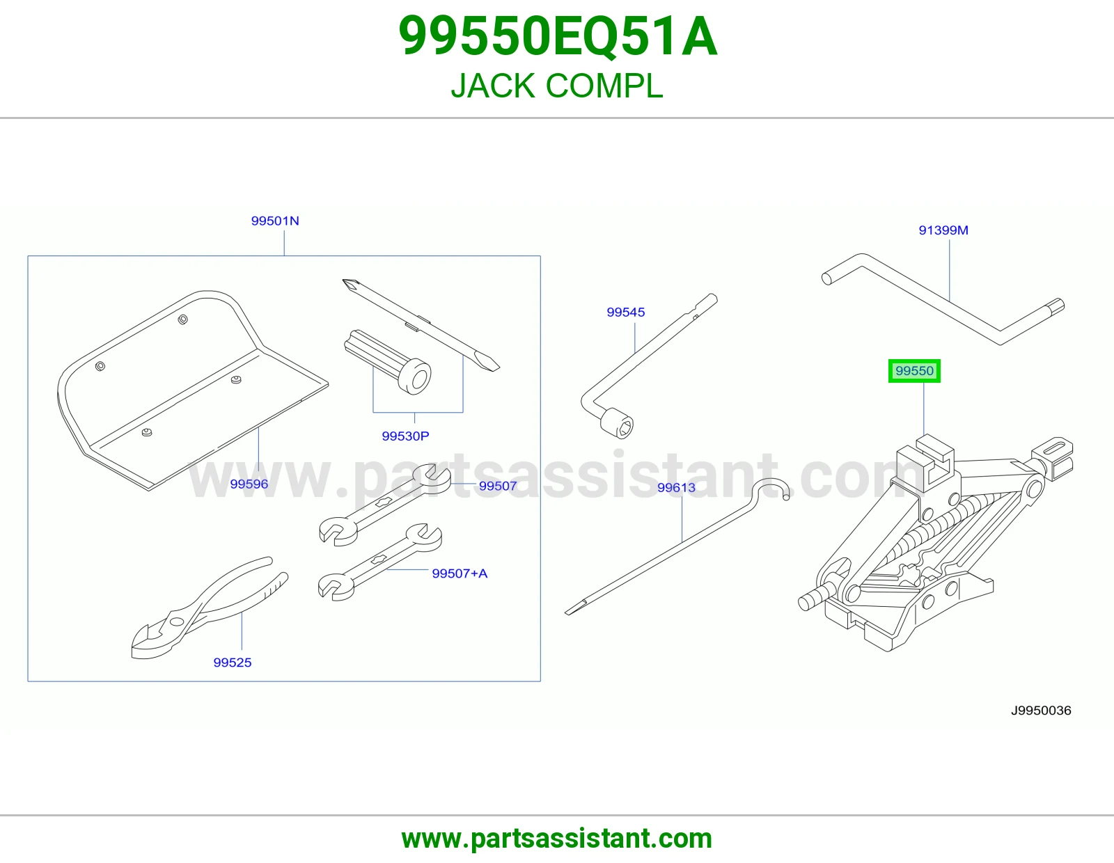 JACK COMPL 99550EQ51A