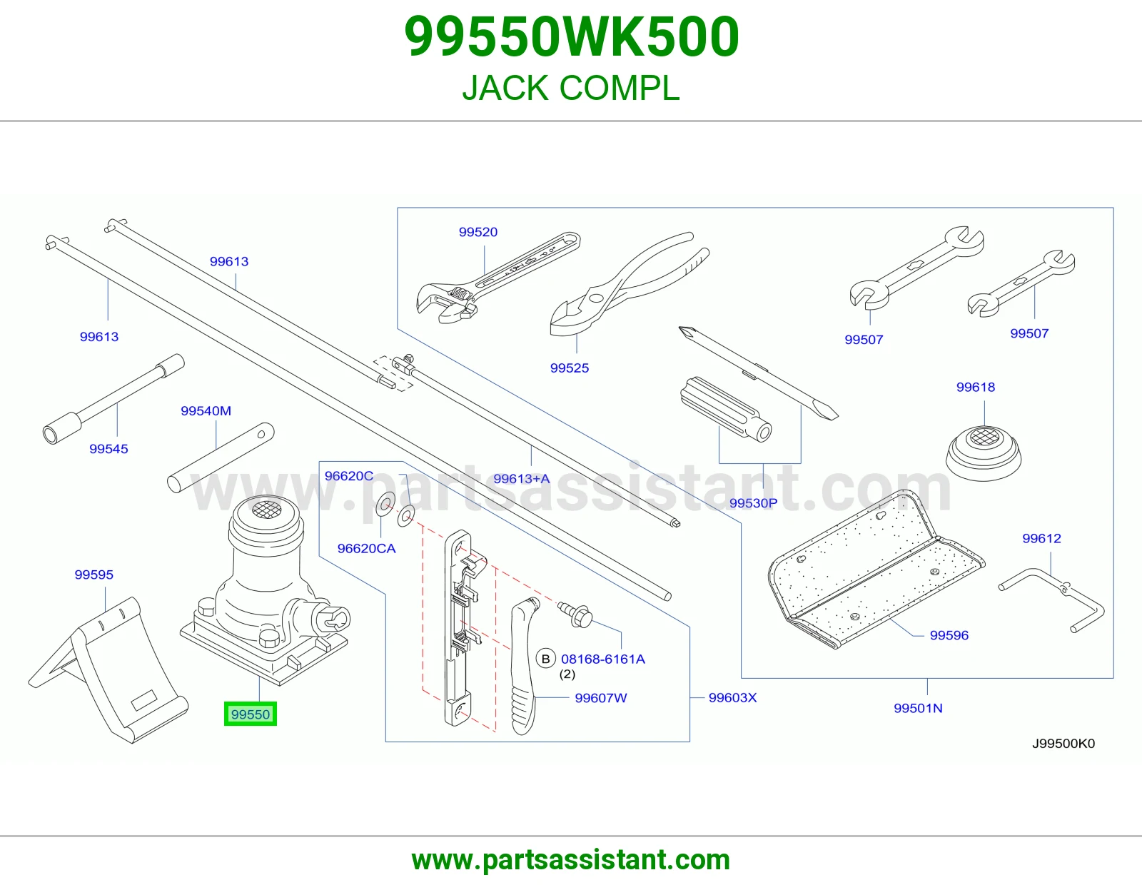 ونش 99550WK500