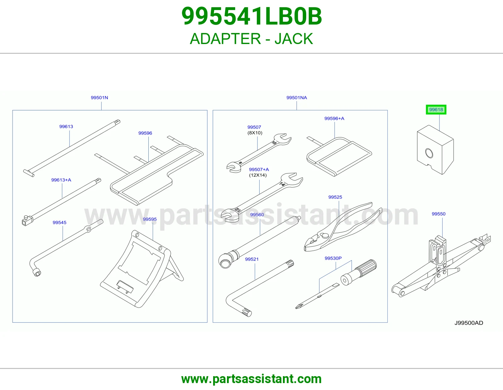 قاعده ونش 995541LB0B