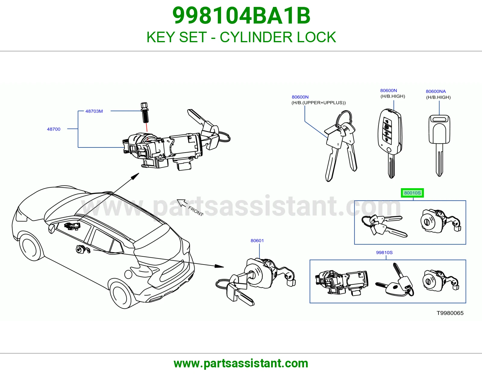 طقم سويتش كامل 998104BA1B