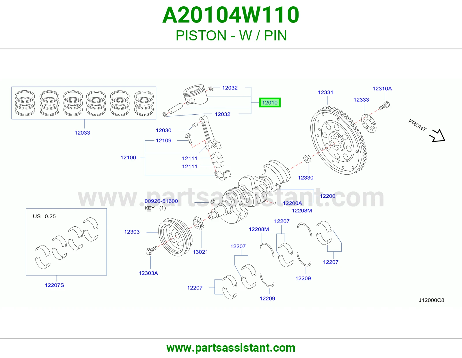 بستم مكينه A20104W110