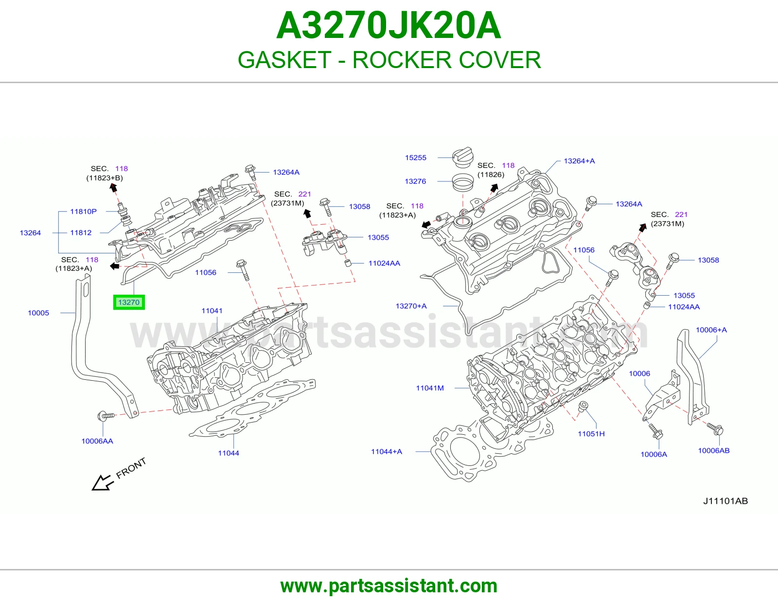 وجه غطاء بلوف A3270JK20A