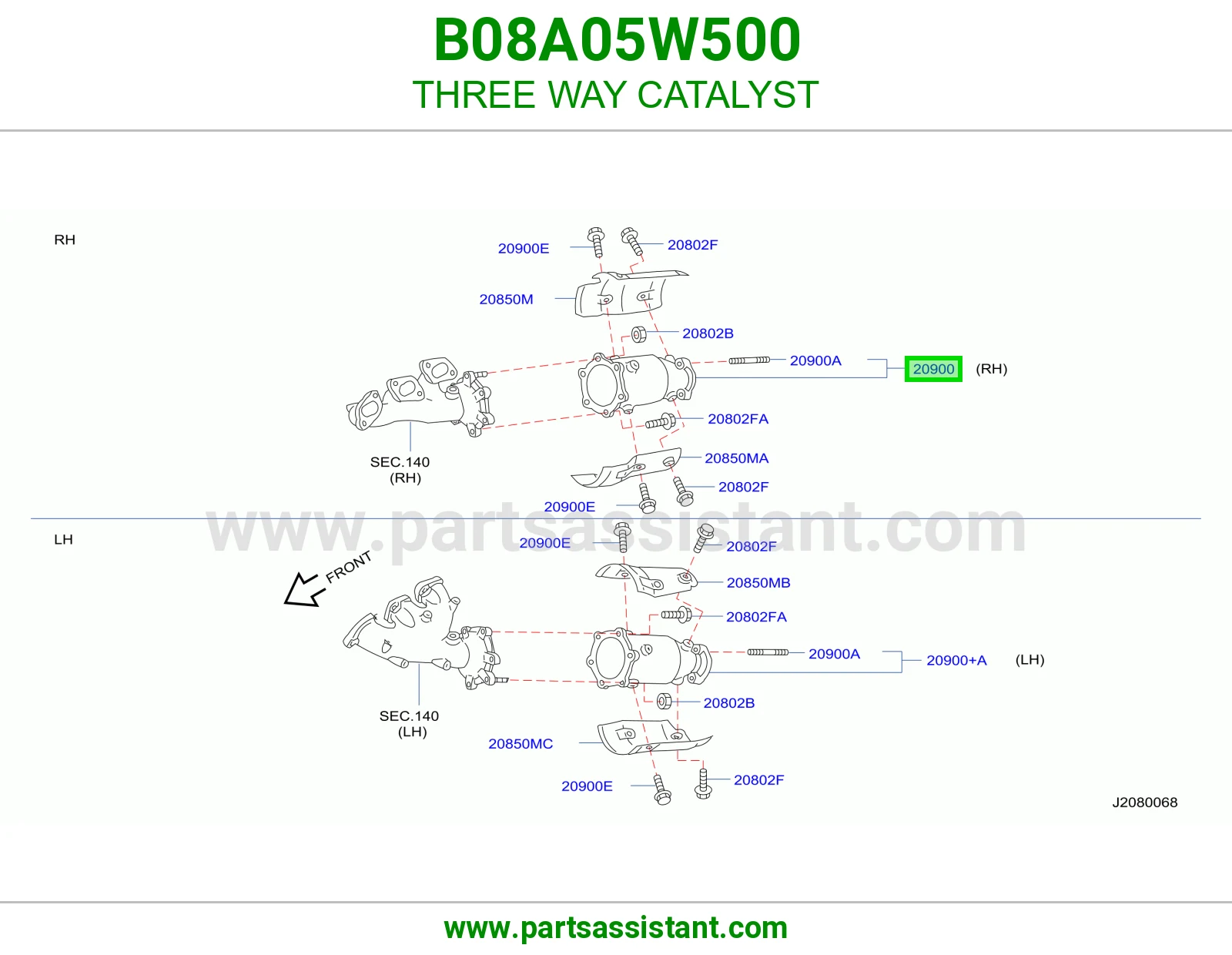 دبه فلتر شكمان B08A05W500