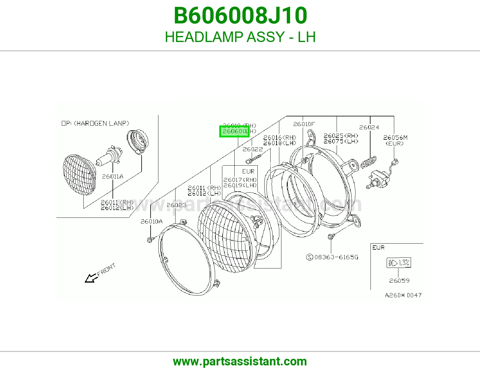 شمعه نور امامي يسار B606008J10