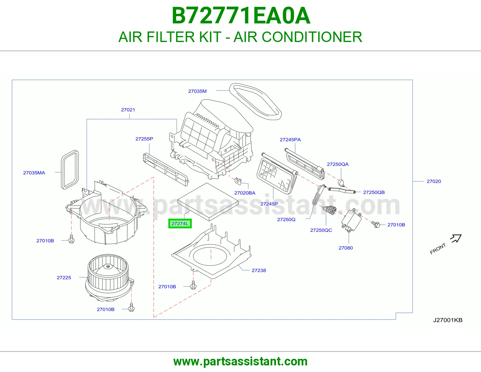 فلتر مكيف B72771EA0A