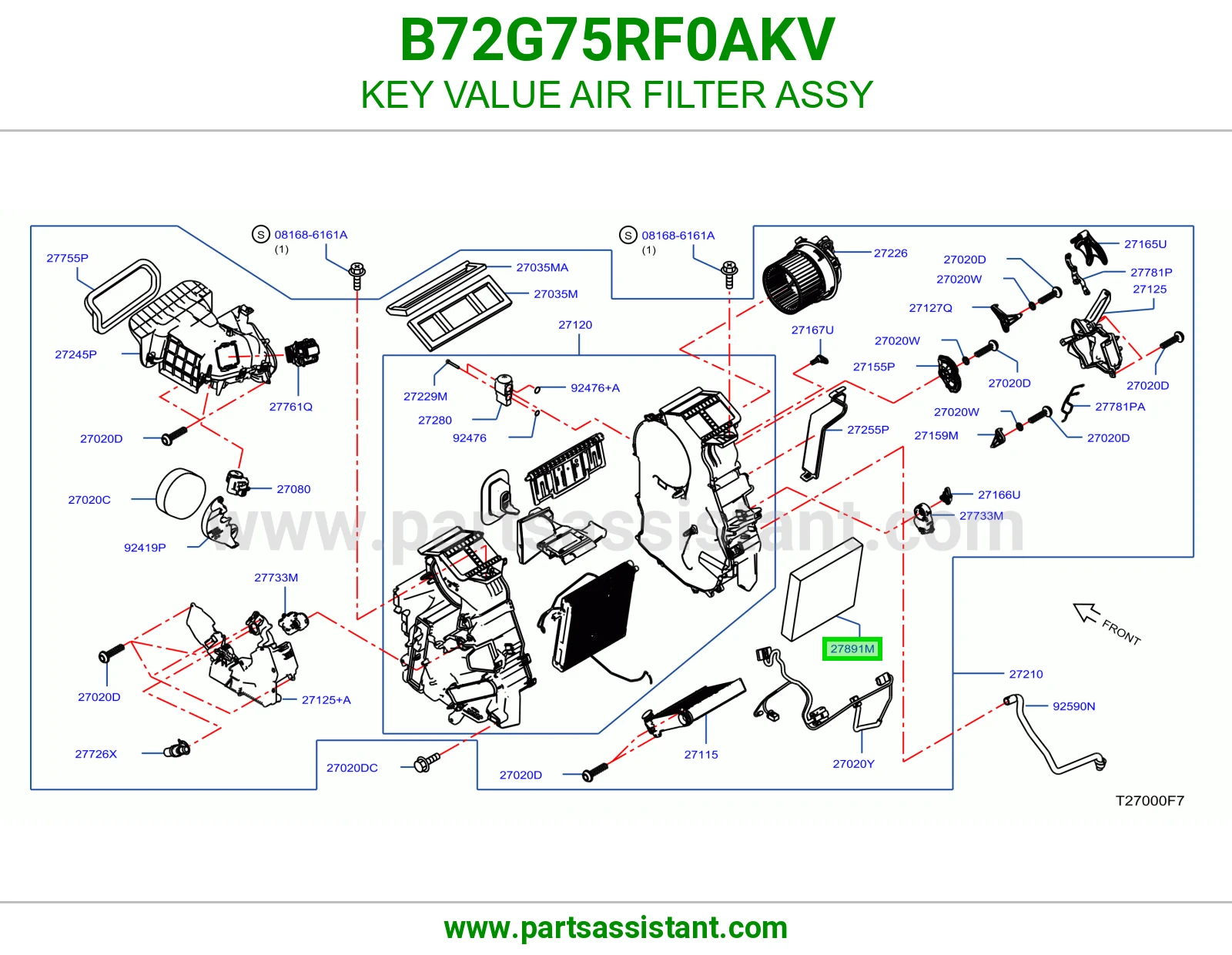 فلتر مكيف B72G75RF0AKV