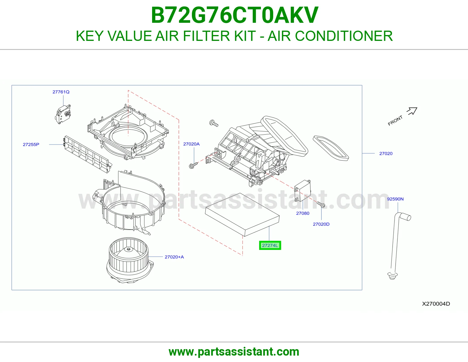 فلتر مكيف B72G76CT0AKV