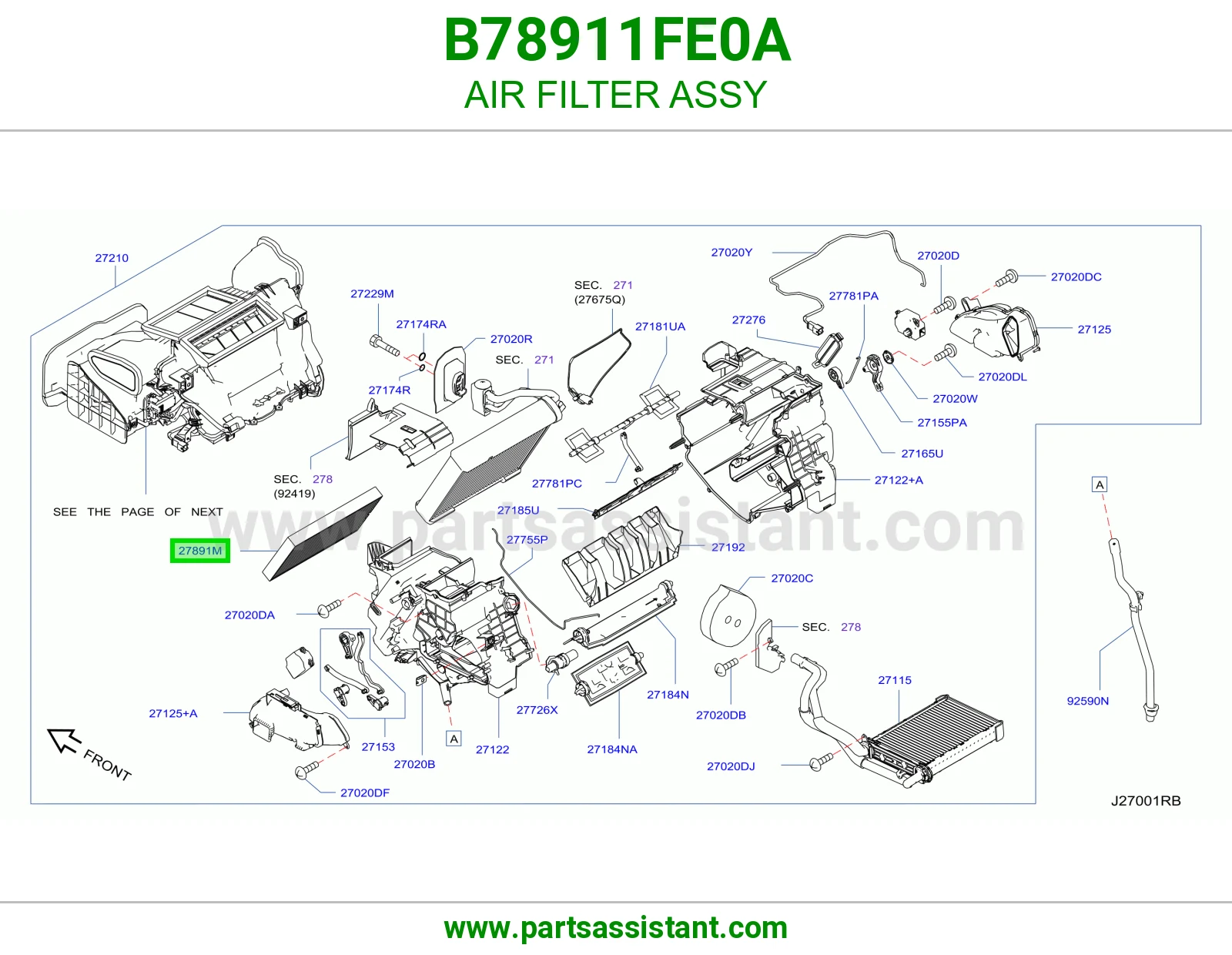 فلتر مكيف B78911FE0A